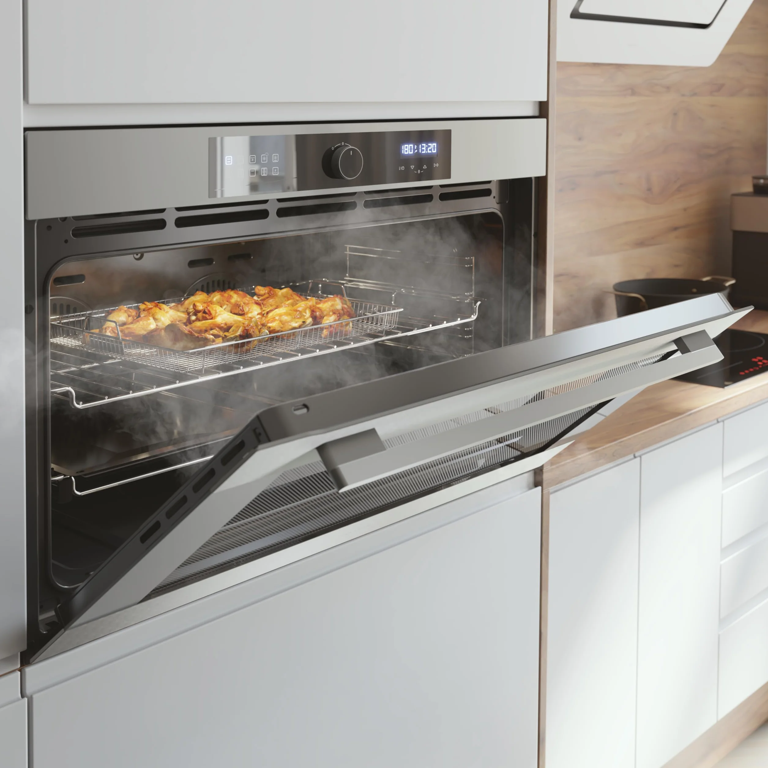 Cecotec Horno Integrable Multifunción Bolero Hexa AF319000 3800W 133L 11 Funciones Airfryer Pizza Steam