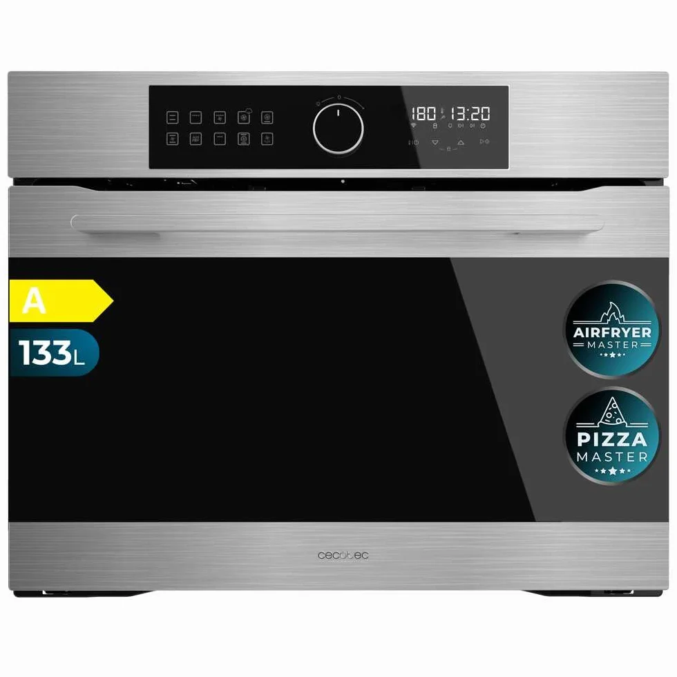 Cecotec Horno Integrable Multifunción Bolero Hexa AF319000 3800W 133L 11 Funciones Airfryer Pizza Steam