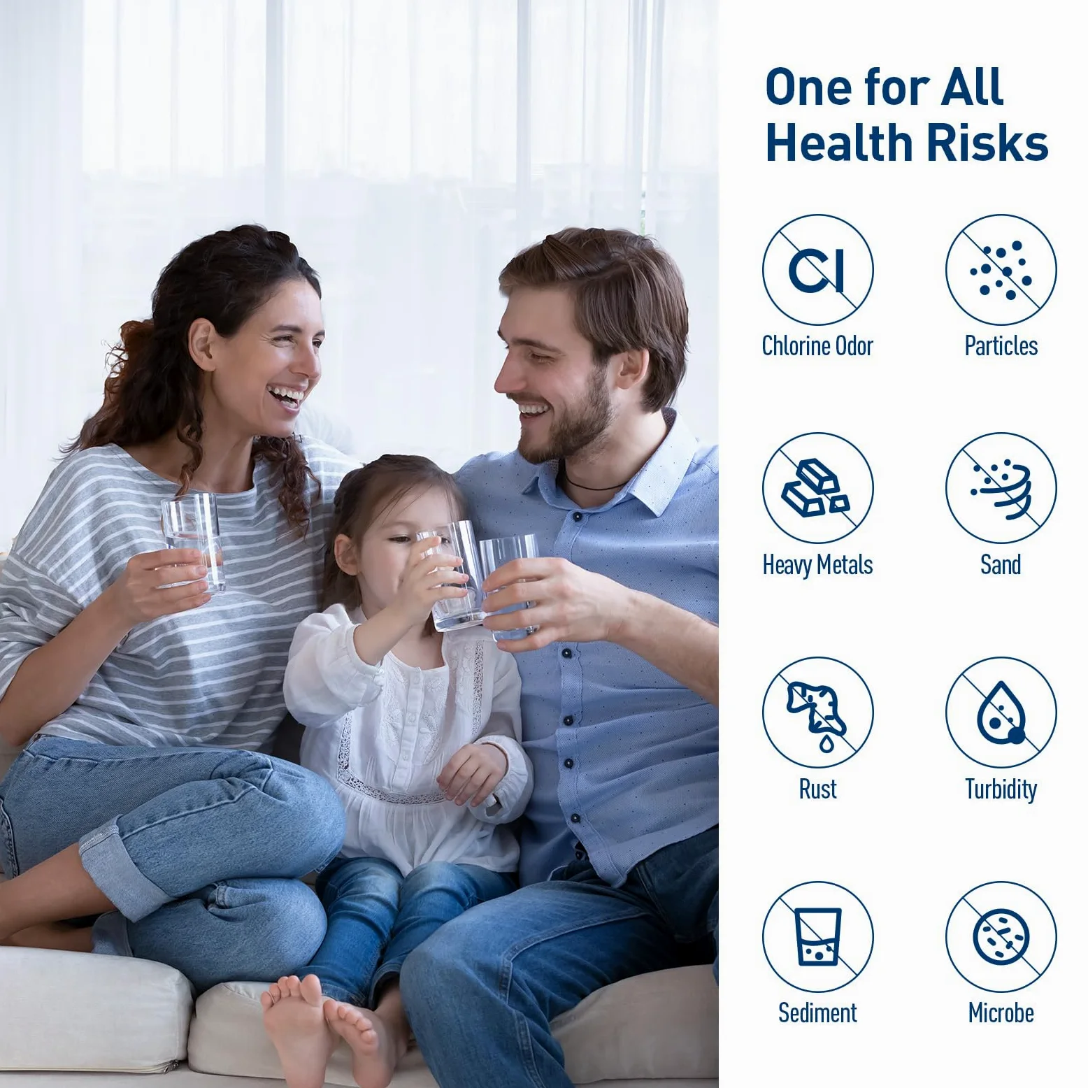 Filtro de agua KWF1000, certificado NSF 42 y 372, paquete de 3 | Filtro de agua transparente intensivo Miele 11513640 KWF1000 para electrodomésticos Master Cool con máquina de hielo