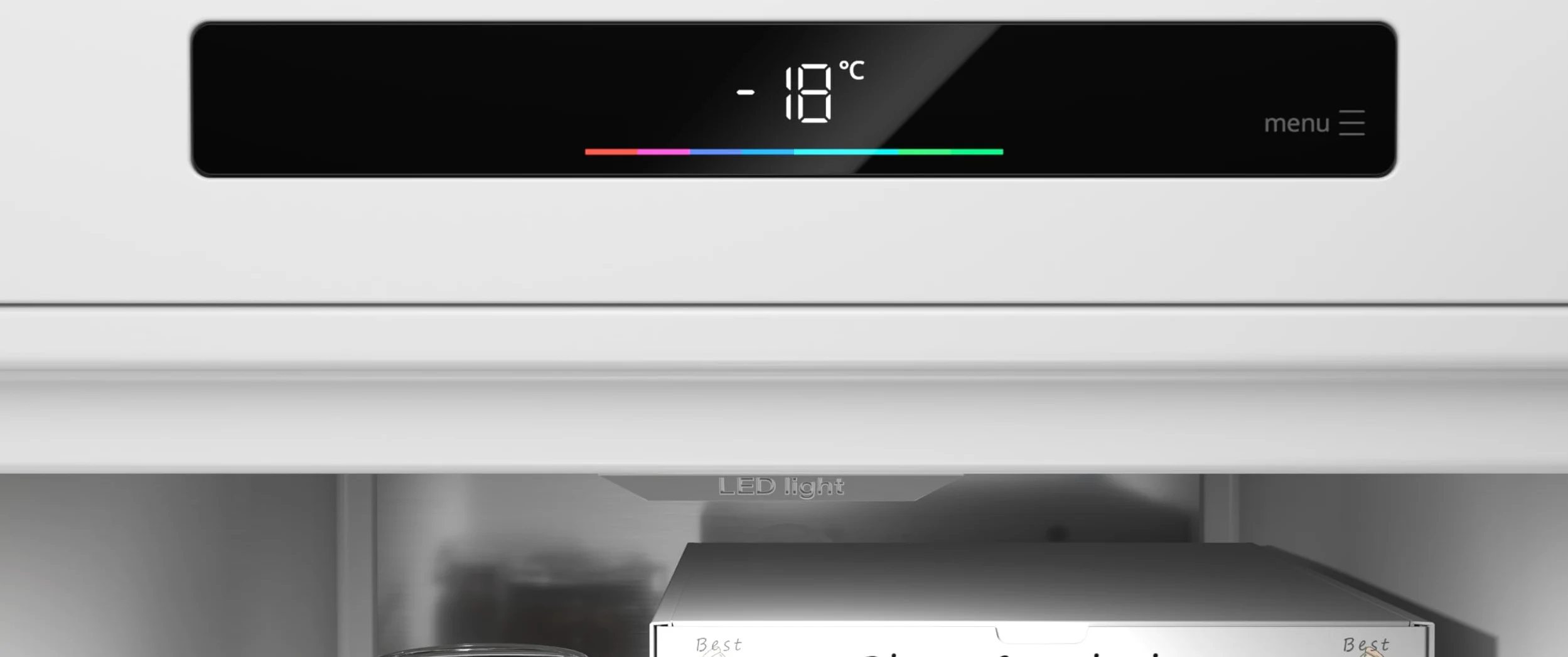 Bosch Serie 6 - Congelador independiente de 186,2 x 59,5 cm, GSN36AICM, capacidad útil de 334 L, total no Frost, iluminación LED, estantes flexibles para puertas, funcionamiento silencioso, conexión