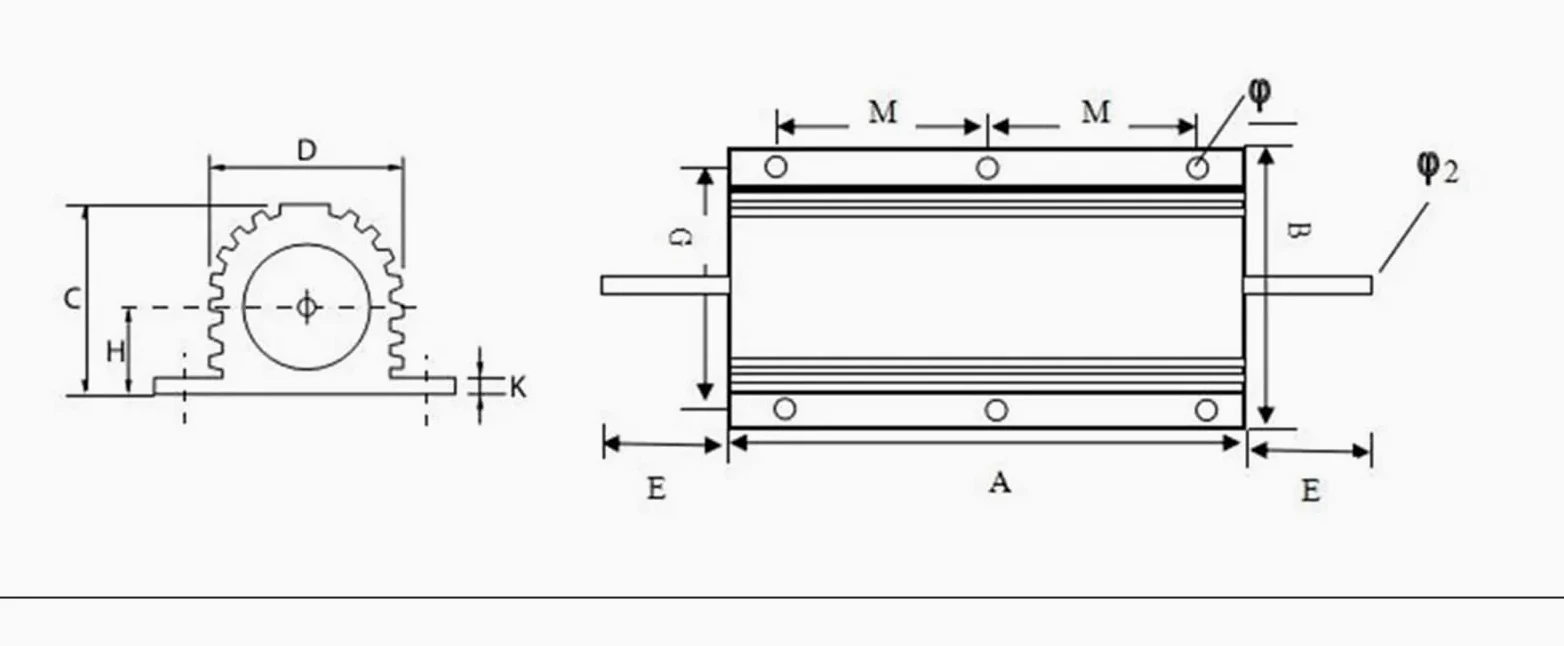 Resistencia refrigerada por agua, 300 W, 400 W, 600 W, para horno de frecuencia media, sin inducción, carcasa de aluminio, 1 pieza(0.027R,300w)