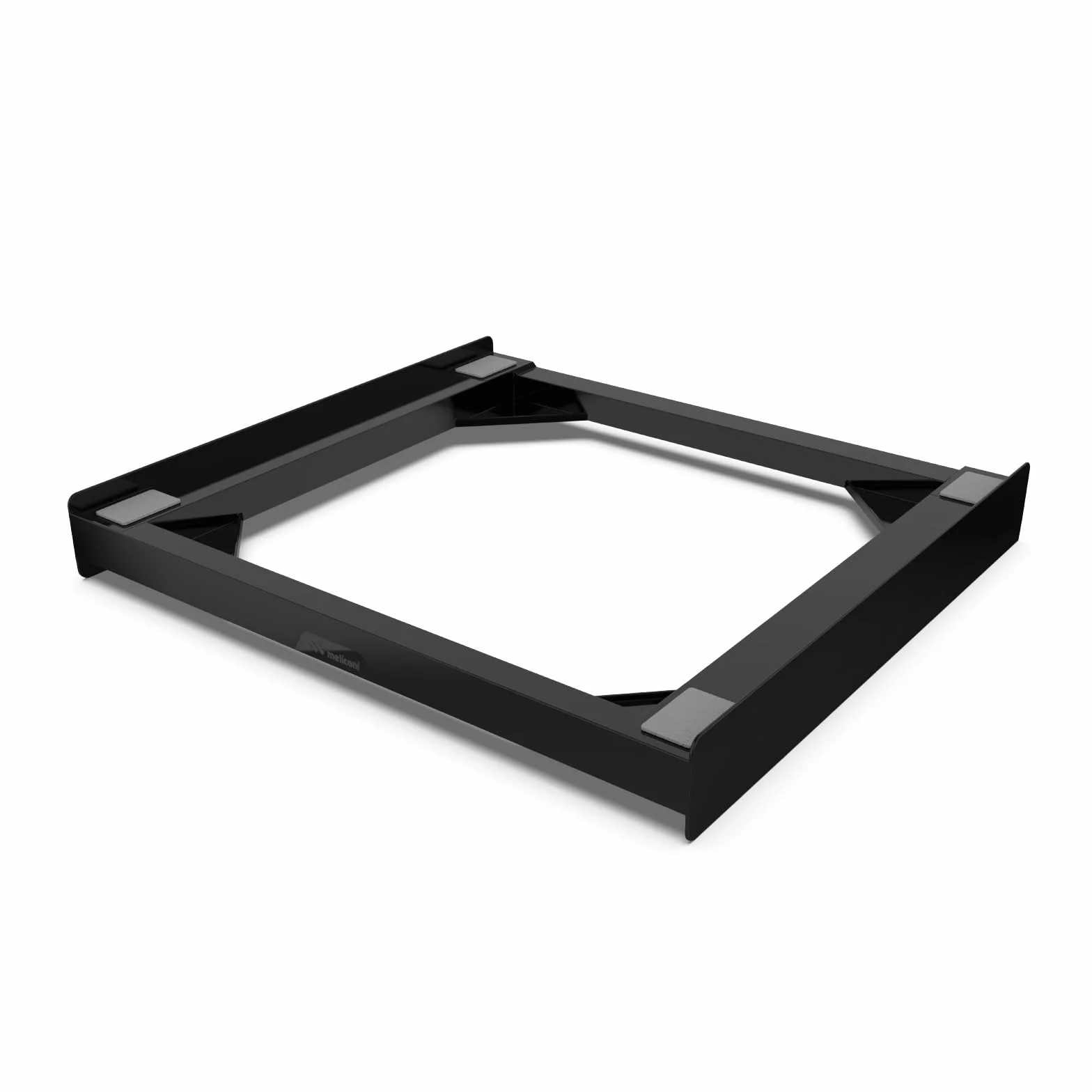 Meliconi Torre Noir Kit de superposición lavadora-secadora, premontado, certificado TÜV SÜD, capacidad máxima 250 kg, Made in Italy, color negro