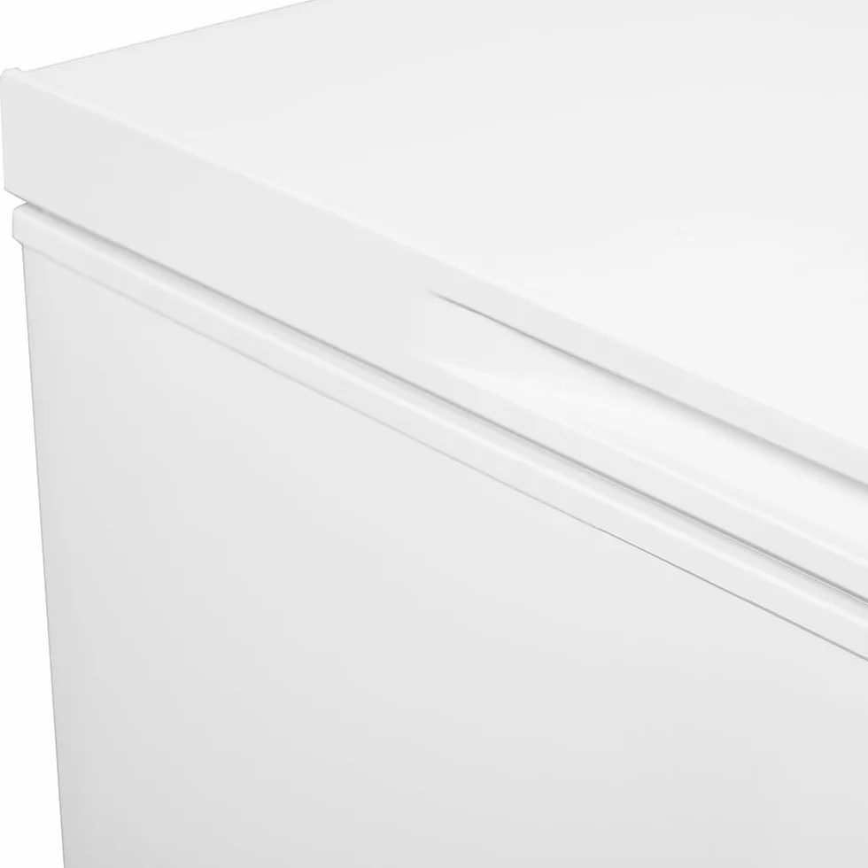 Svan Congelador horizontal Blanco SCH2001EDC. Capacidad 198 Litros, Dual Cooling, 1 Cesta, Bajo nivel Sonoro, Eficiencia Energética Clase E [Clase de eficiencia energética E]
