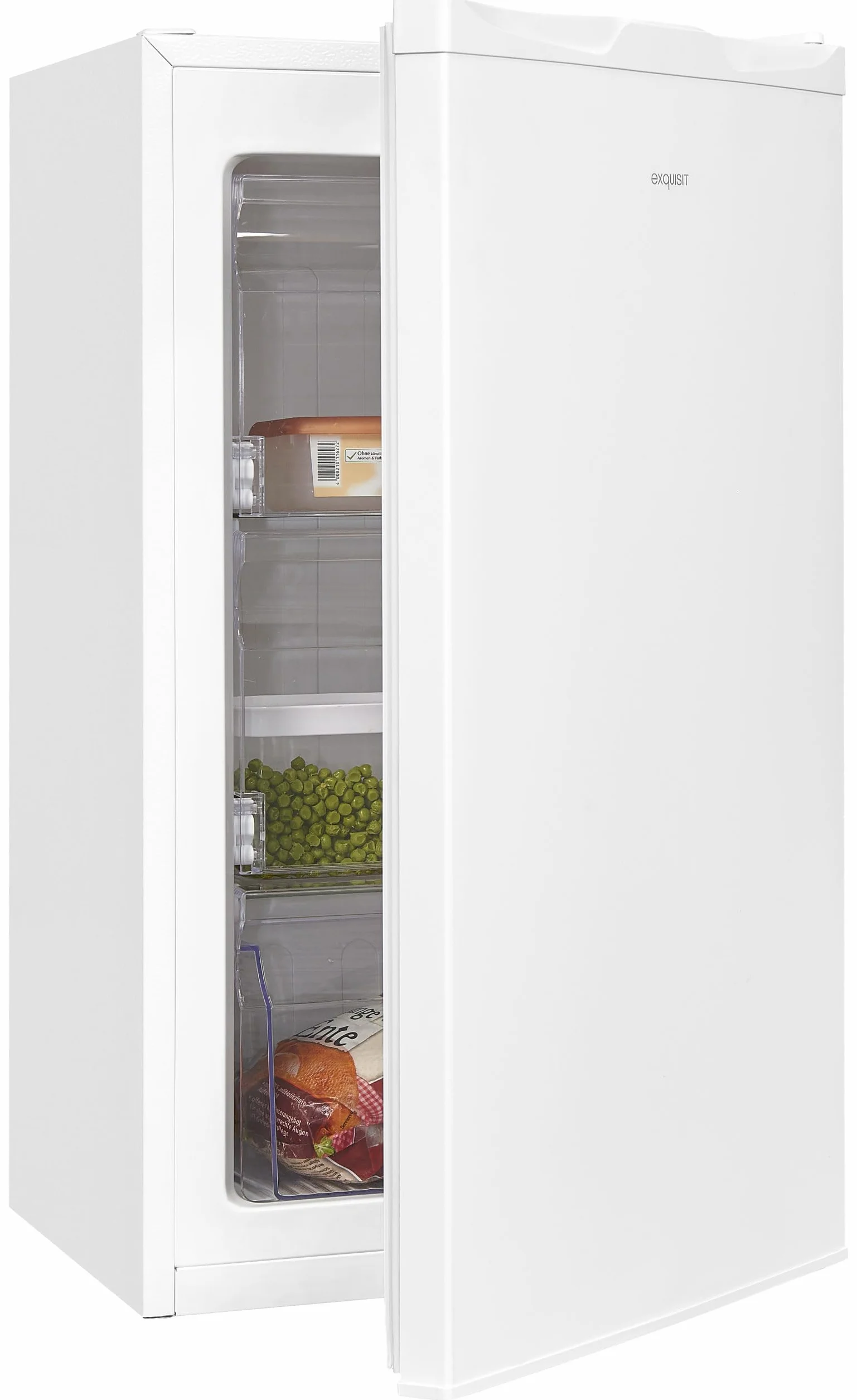 Exquisit Congelador Table Top 63L Clase E Blanco 82.5x45.3x46 cm
