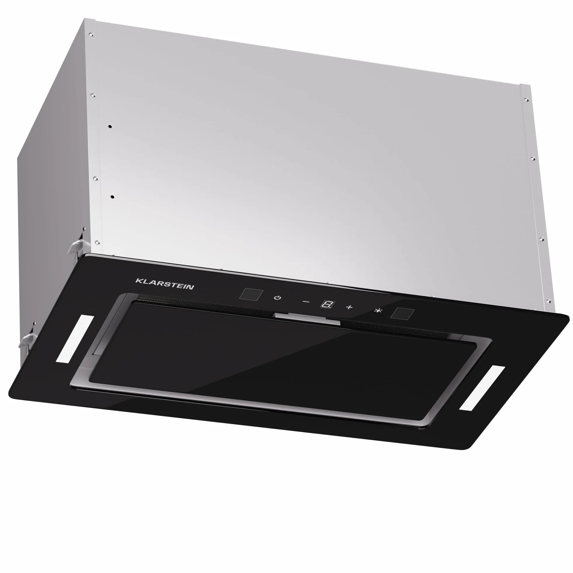 Klarstein Campana Extractora Cocina 52cm con Luces LEDs, Extractor con Filtros Anti Grasa y Panel Táctil, Campanas Extractoras con Flujo Aire 466m³/h, Extractores Cocinas