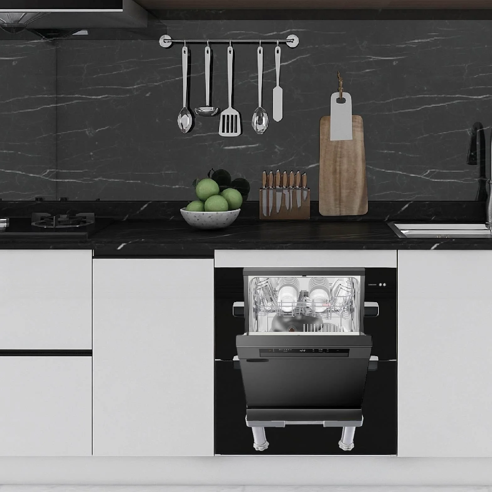 Soporte de base para lavadora, elevador ajustable para electrodomésticos, altura de acero inoxidable de 19 a 22 cm, soporte duradero para lavadora, secadora, elevación de refrigerador, uso doméstico