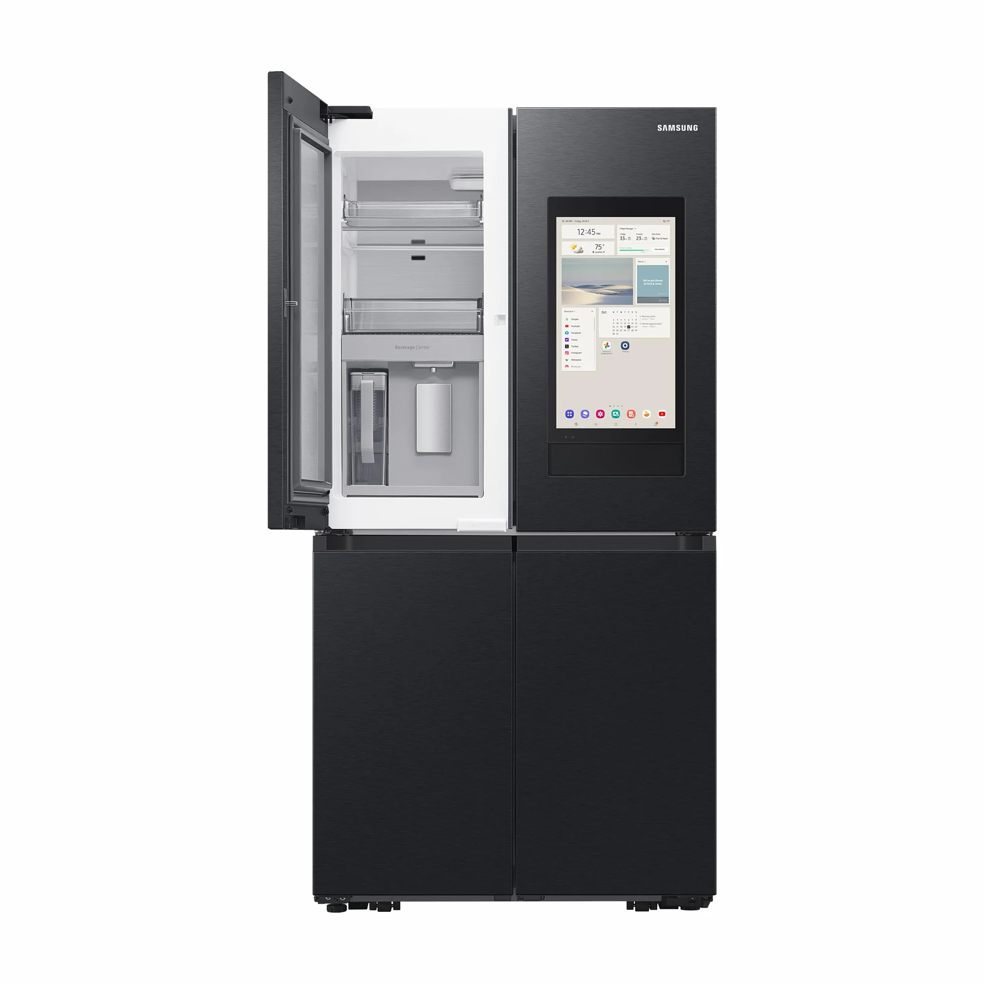 Samsung Frigorífico French Door Bespoke AI Family Hub 183cm 636L Clase E Grafito RF65DG9H0EB1EF