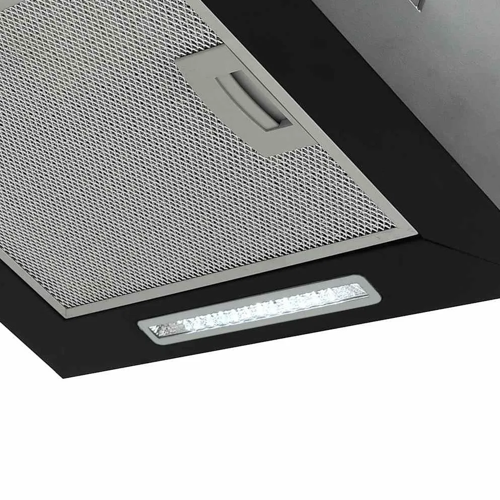 vidaXL Campana extractora colgante táctil LCD acero recubierto 55 cm