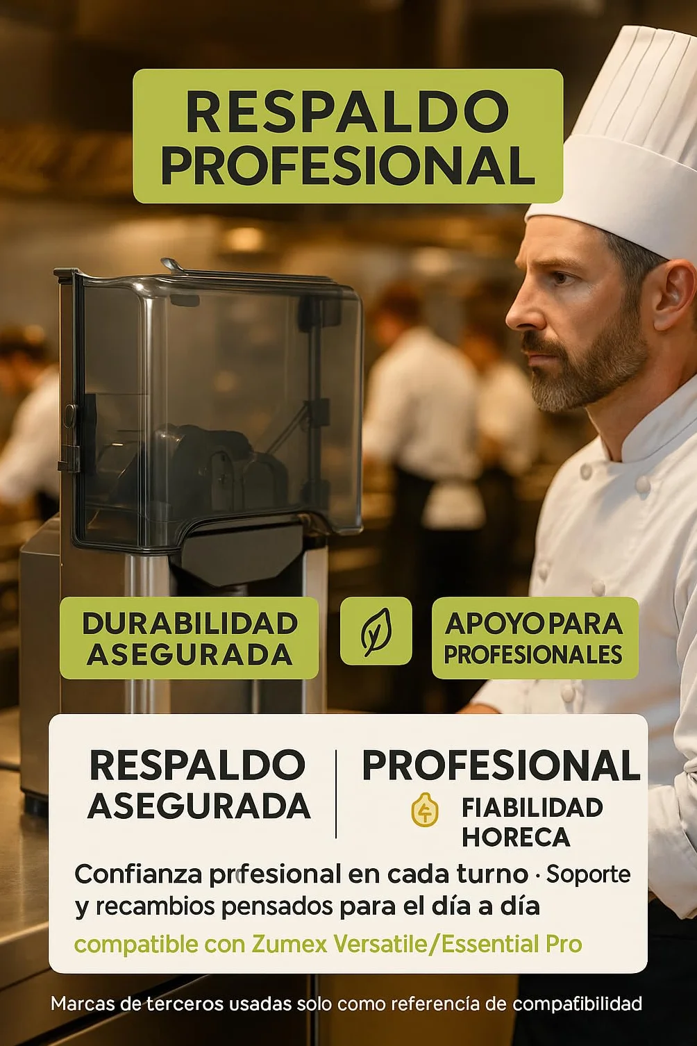 CubetasGastronorm Cubierta Delantera Tapa Frontal Plástico Grafito con Perfil Silicona para Exprimidor compatible Zumex Versatile Essential Pro Ref S3300930:01 450x435 mm Recambio Profesional Original