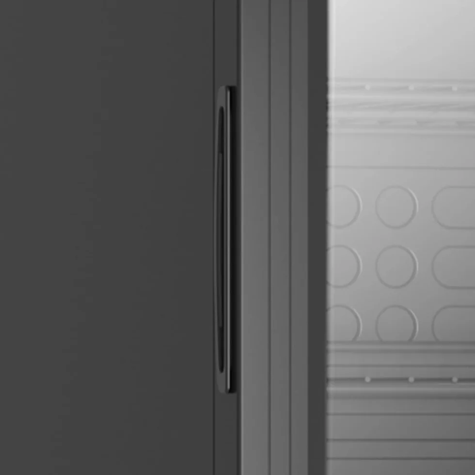 SVAN Frigorífico Refrigerador Horeca Negro SRH855500EN. Capacidad 115 Litros, Puerta Reversible, Bajo Nivel Sonoro, Eficiencia Energética Clase E