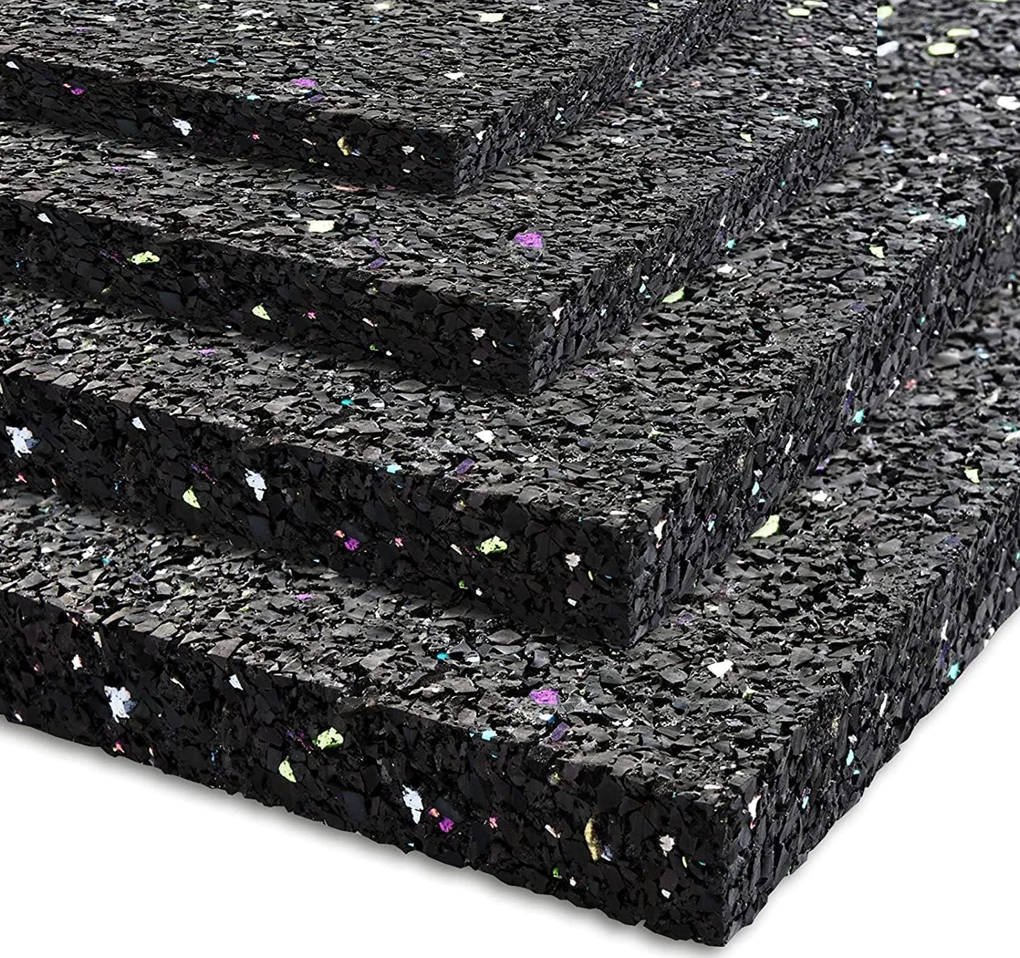 Alfombrilla antivibración para lavadora, altavoz y frigorífico, alfombrilla de goma para protección de obras de hasta 10 m de longitud (grosor: 0,5 cm, 62,5 x 500 cm)