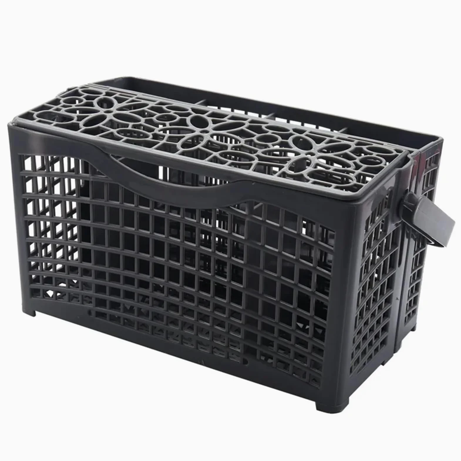 Juego de 2 cestas de cubiertos para lavavajillas, soporte duradero para cubiertos, organizador de cocina que ahorra espacio, se adapta a la mayoría de lavavajillas, solución eficiente de