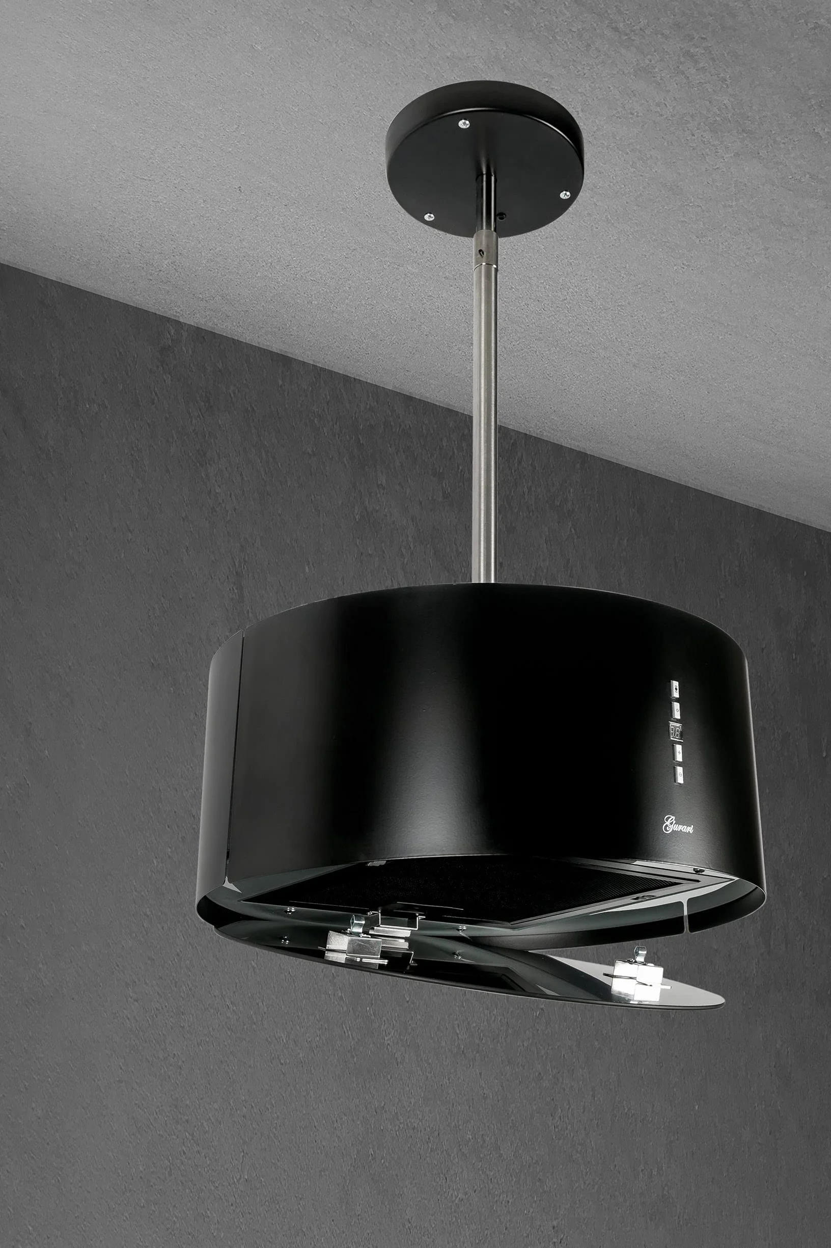 Guari Sombrero Isla GCH I 237 50 BL Extractor 50 cm 860 m3/h Negro