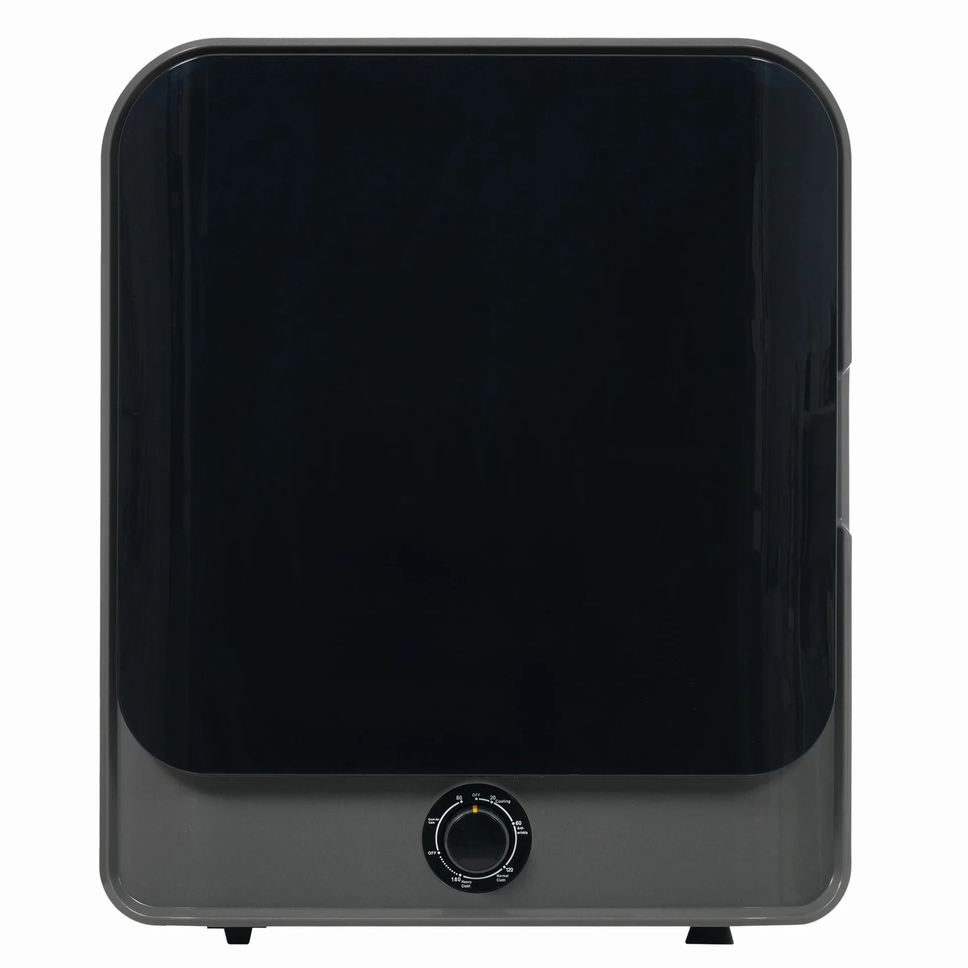 Secadora de Evacuación 4,5 kg con 5 Programas, Carga Frontal Secadora de Ropa 830 W, Montable en la Pared Secadora de Ropa con Tambor Inox, para Piso, Casa, Mobil Home, 60x50x44 cm (Gris)