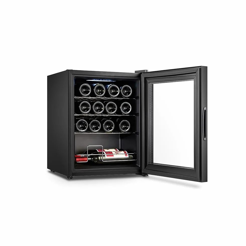 Orbegozo Vinoteca con compresor VCO 1600, volumen 42 litros capacidad para 16 botellas, refrigeracion por compresor, temperatura 5-18º, clase G, R600a
