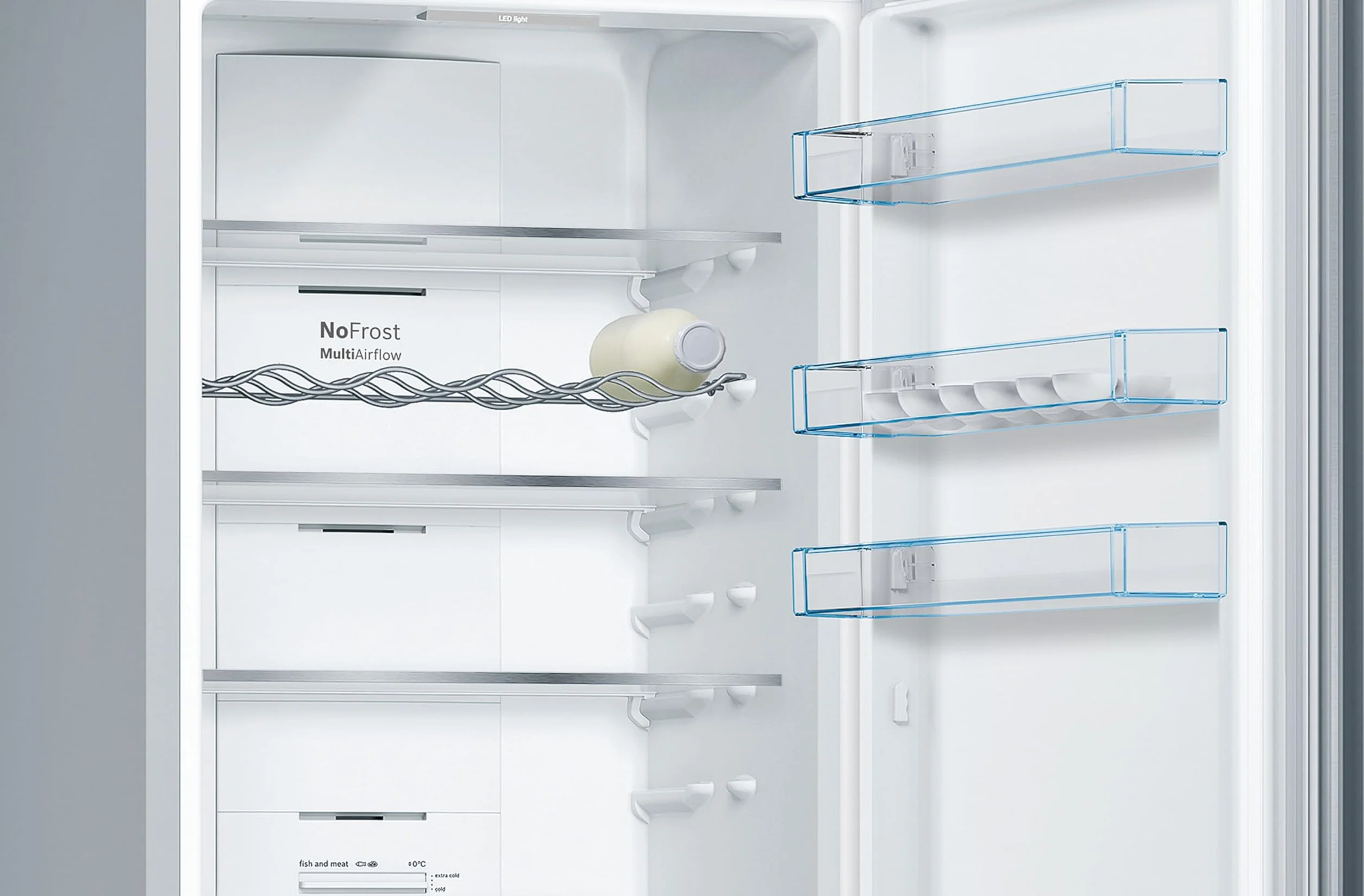 Bosch Frigorífico Combinado Serie 4 KGN39VIEB 60 cm Total NoFrost Acero Antihuellas