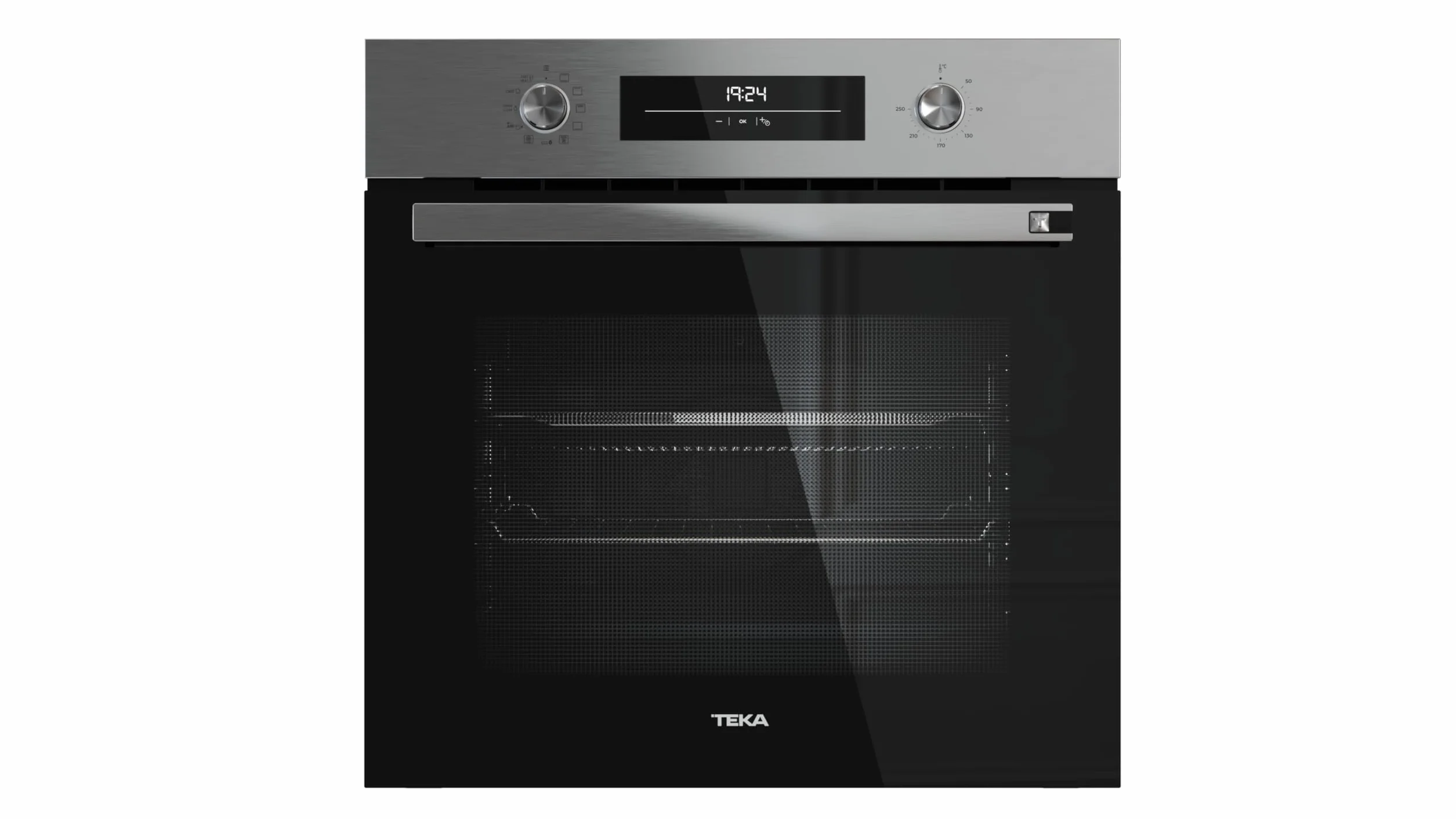 TEKA Horno Multifunción Airfry, Sistema HydroClean, 9 Funciones, 71L, Guías Telescópicas, Modelo NEO HSB 6466