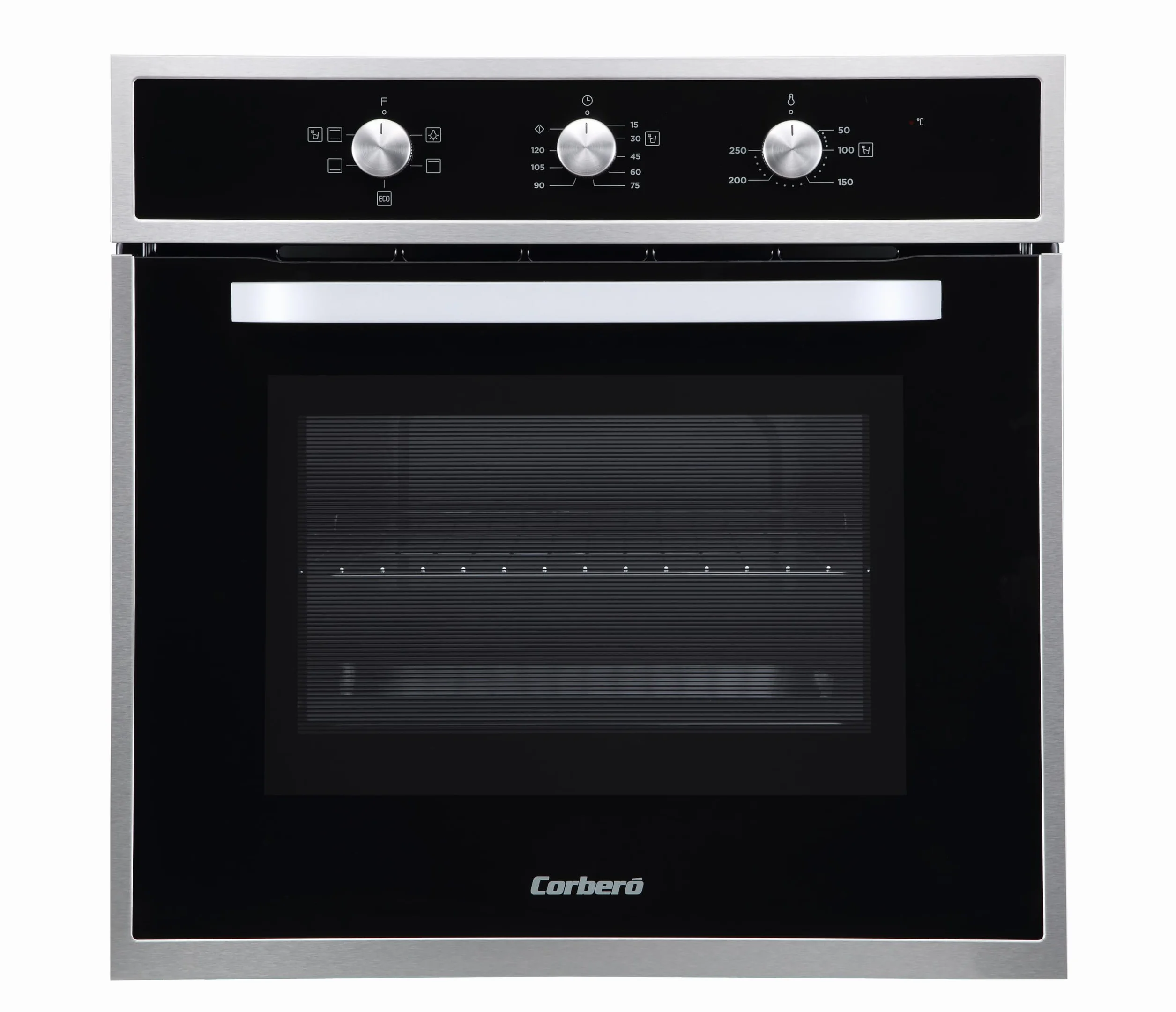 Corberó Horno convección 70L CCHM603X 60x60x58 cm 2100W Negro perfil Inox