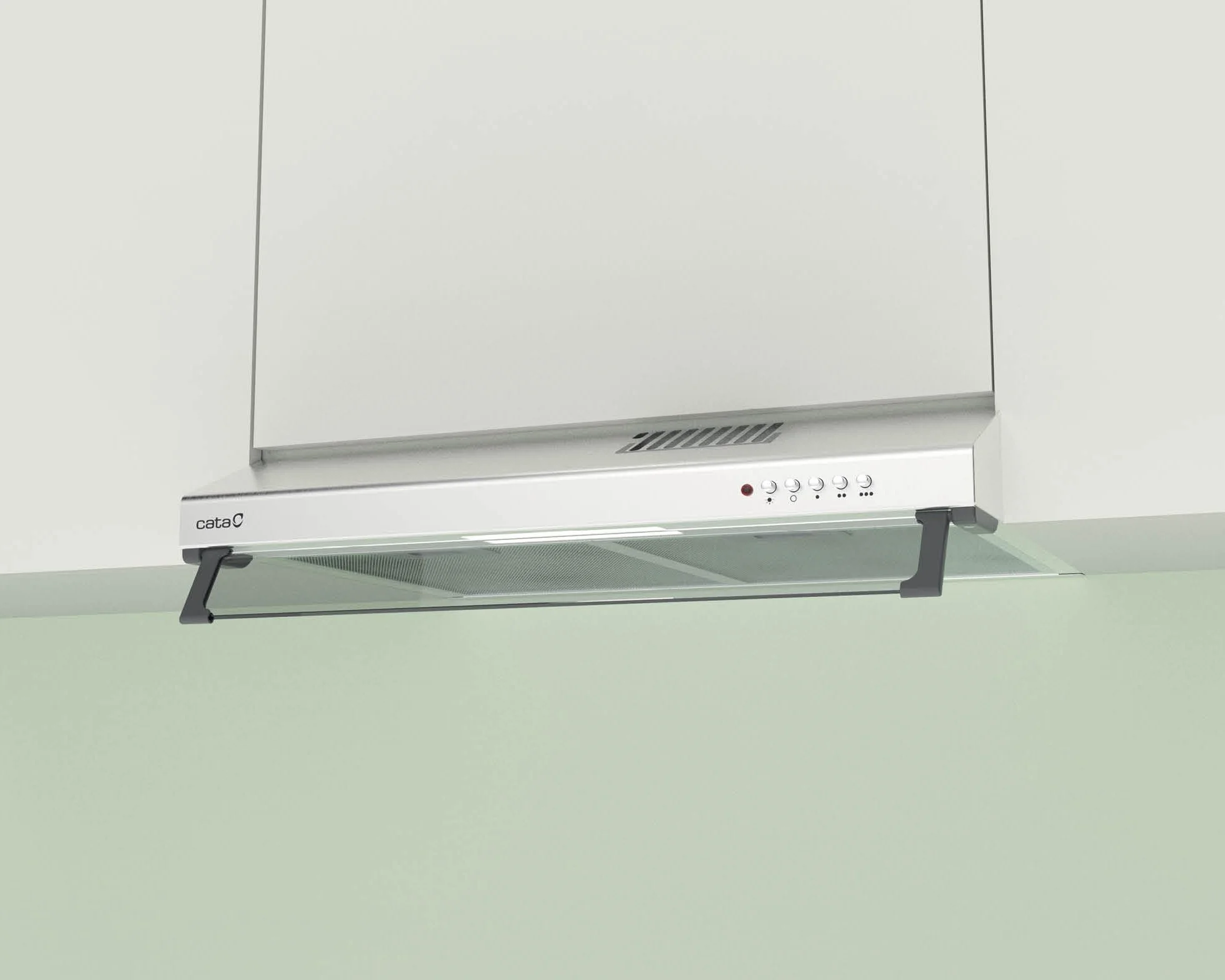 CATA | Campana extractora de cocina | Modelo LF-2060 X | Campana Convencional | 3 Niveles de Potencia | Capacidad de 195 5m3/h | Clase de Eficiencia Energética C