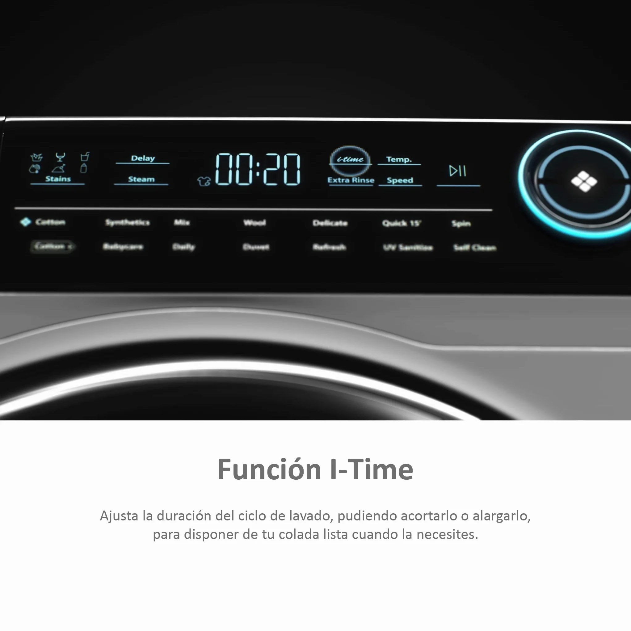 Haier I-Pro Series 7 Secadora con Bomba de Calor 9KG Función Vapor I-Refresh Motor Inverter 14 Programas