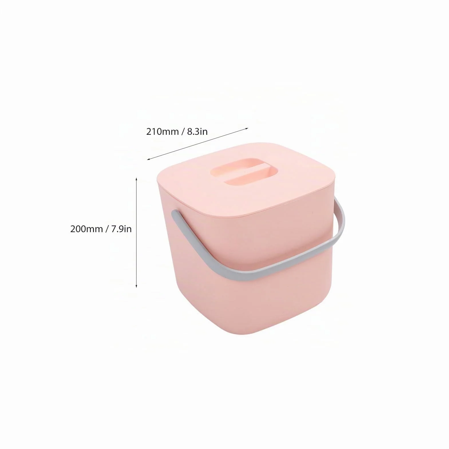 Mini Lavavajillas Portátil con Fregadero , Lavavajillas Eficiente para Cocina Casera con Modo Interactivo (Cubo Rosa)