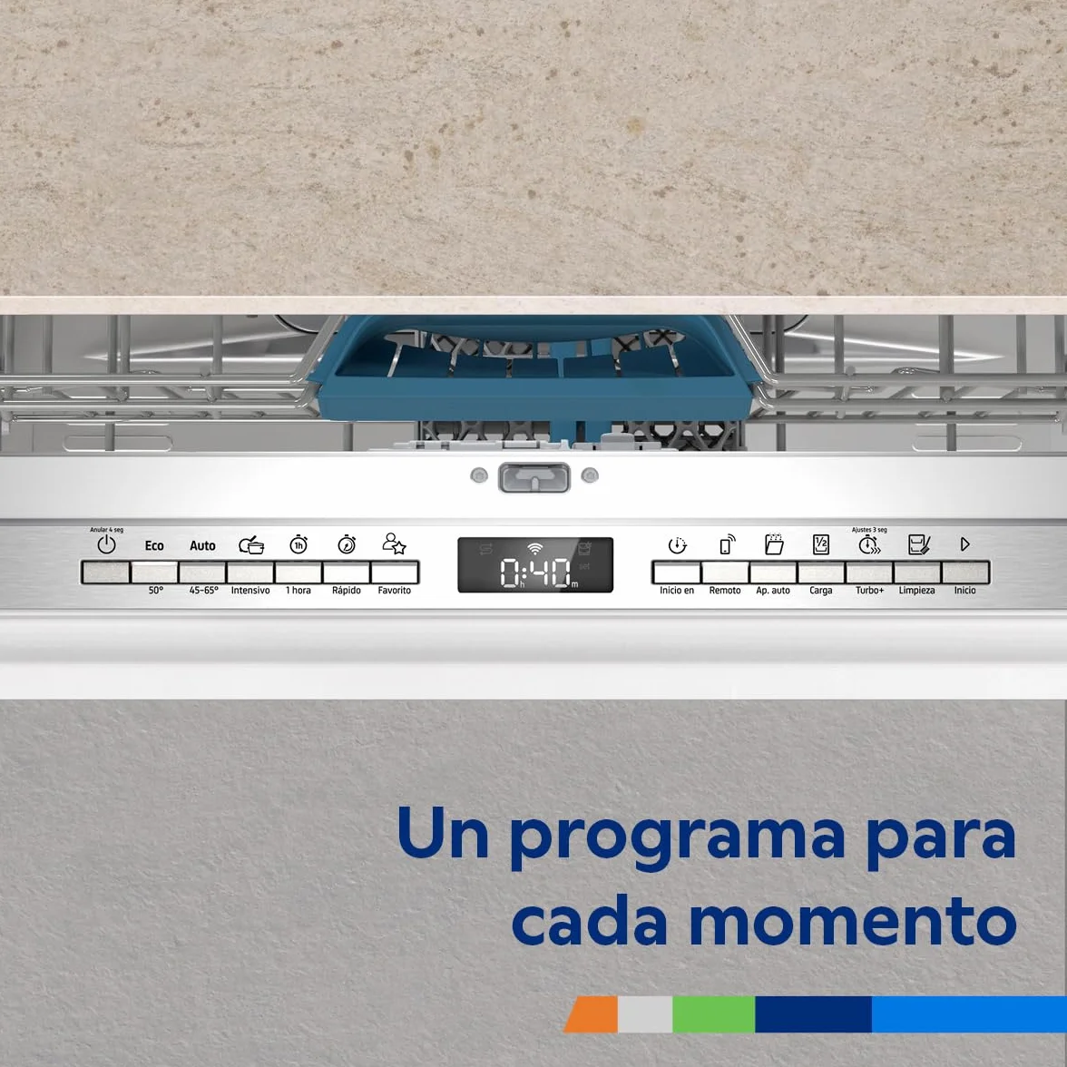 Balay - Lavavajillas Integrable, 13 servicios, ExtraSilencio, Porgrama Rápido, Media Carga, Home Connect, blanco, 3VF6662SA