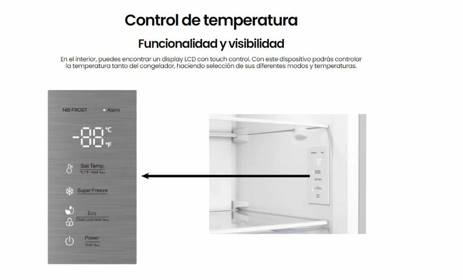 INFINITON Congelador Vertical CV-A174B, 240 Litros, 172 cm de Altura, No Frost Total, Fast freezing, Función Eco-Smart, Puerta reversibles, E, Blanco