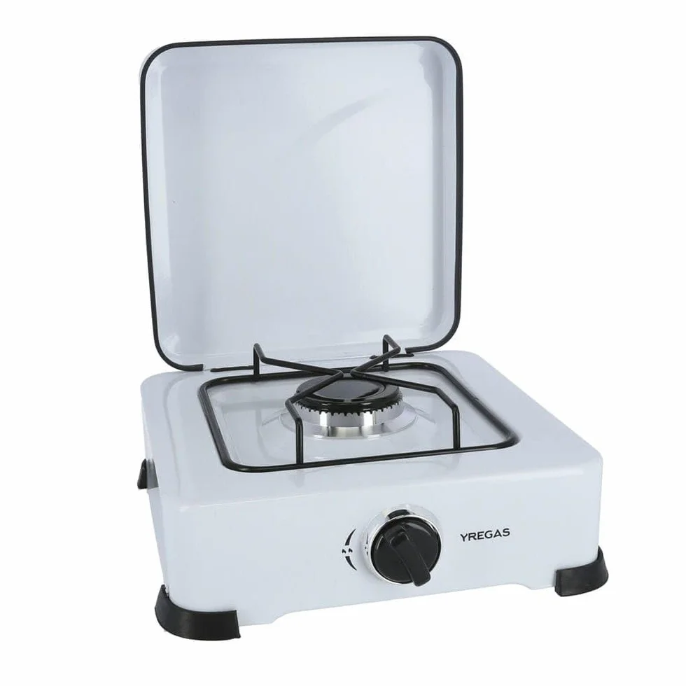 COCINA GAS ESMALTADA BLANCA 1 FUEGO
