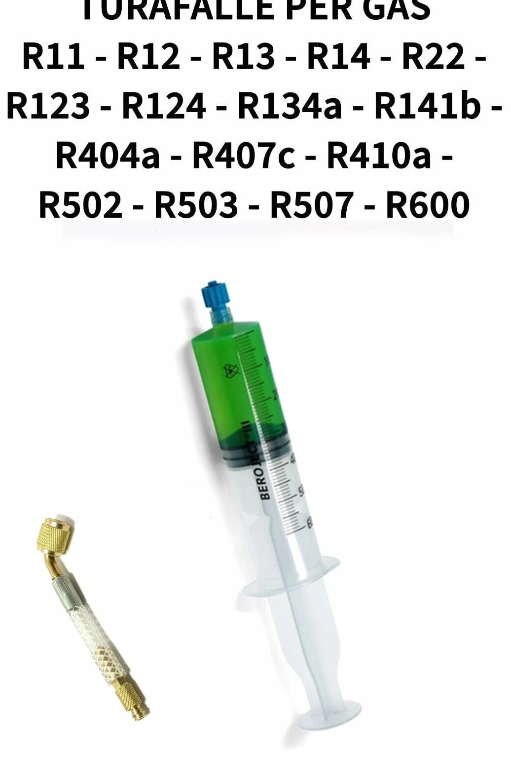 Kit de reparación y recarga de frigorífico, congelador y nevera de R600a, negro, amarillo, azul, rojo