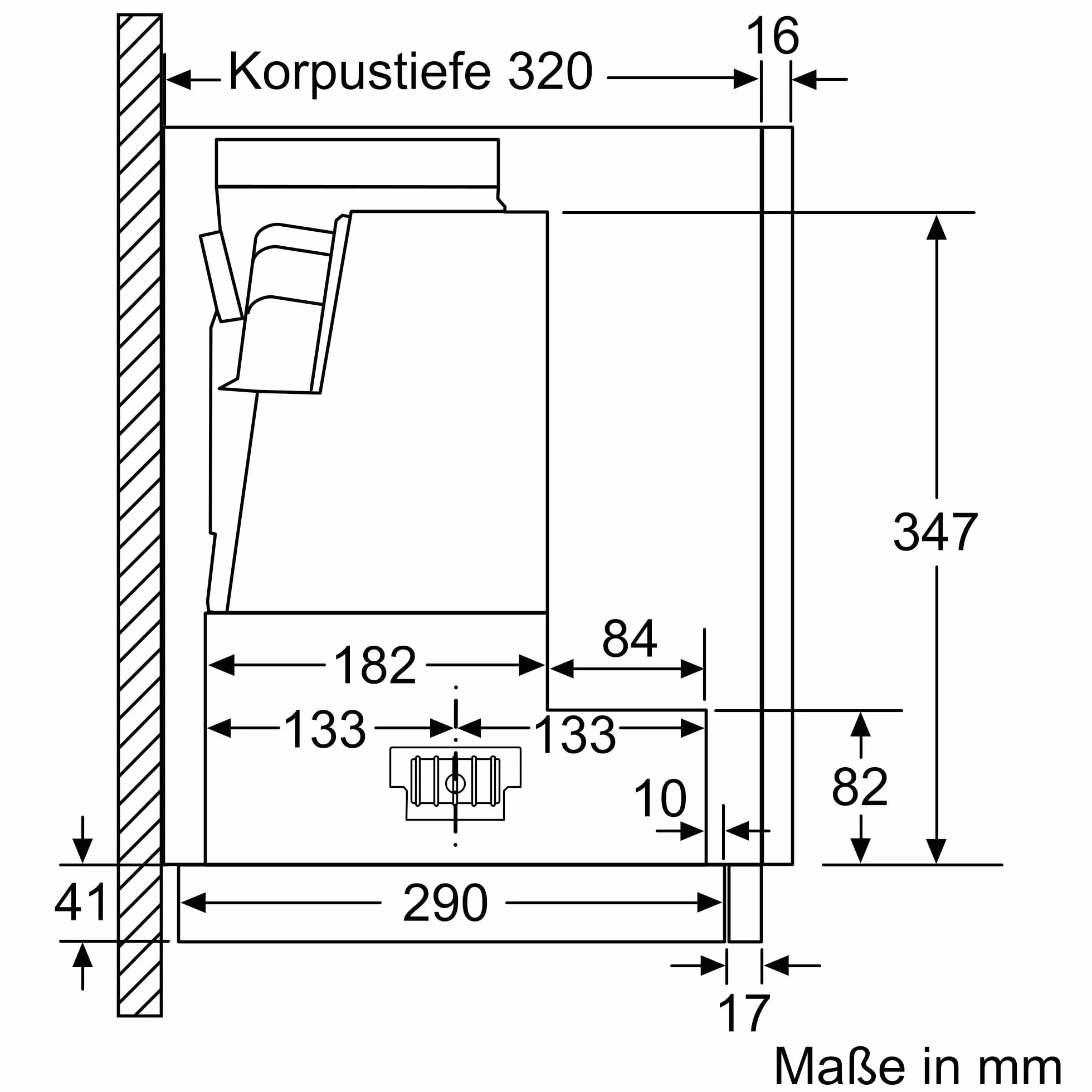 Bosch DFR067A52 Serie 4 - Campana de pantalla plana, 60 cm de ancho, circulación y salida de aire, fabricado en Alemania, motor EcoSilence Drive silencioso y eficiente, iluminación LED uniforme,