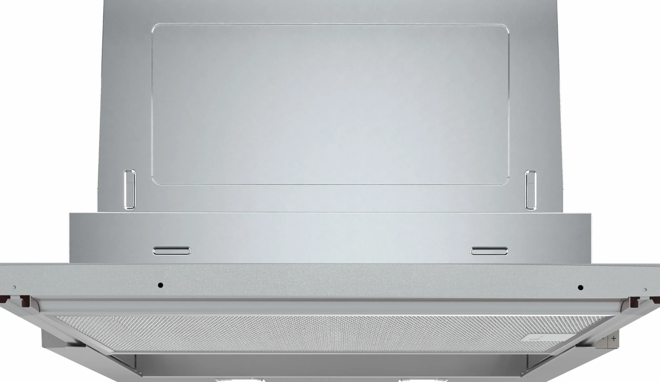 Bosch DFR067A52 Serie 4 - Campana de pantalla plana, 60 cm de ancho, circulación y salida de aire, fabricado en Alemania, motor EcoSilence Drive silencioso y eficiente, iluminación LED uniforme,