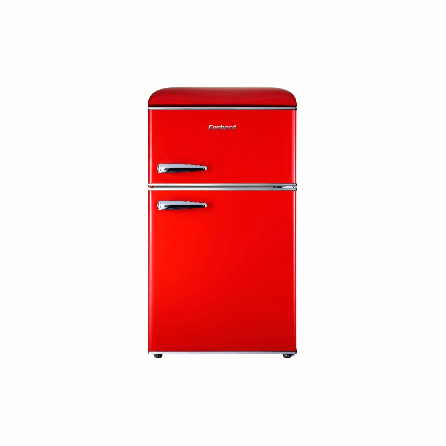 Corberó Frigorífico Retro Estático CF2PG90RR 86L 26L Congelador Rojo