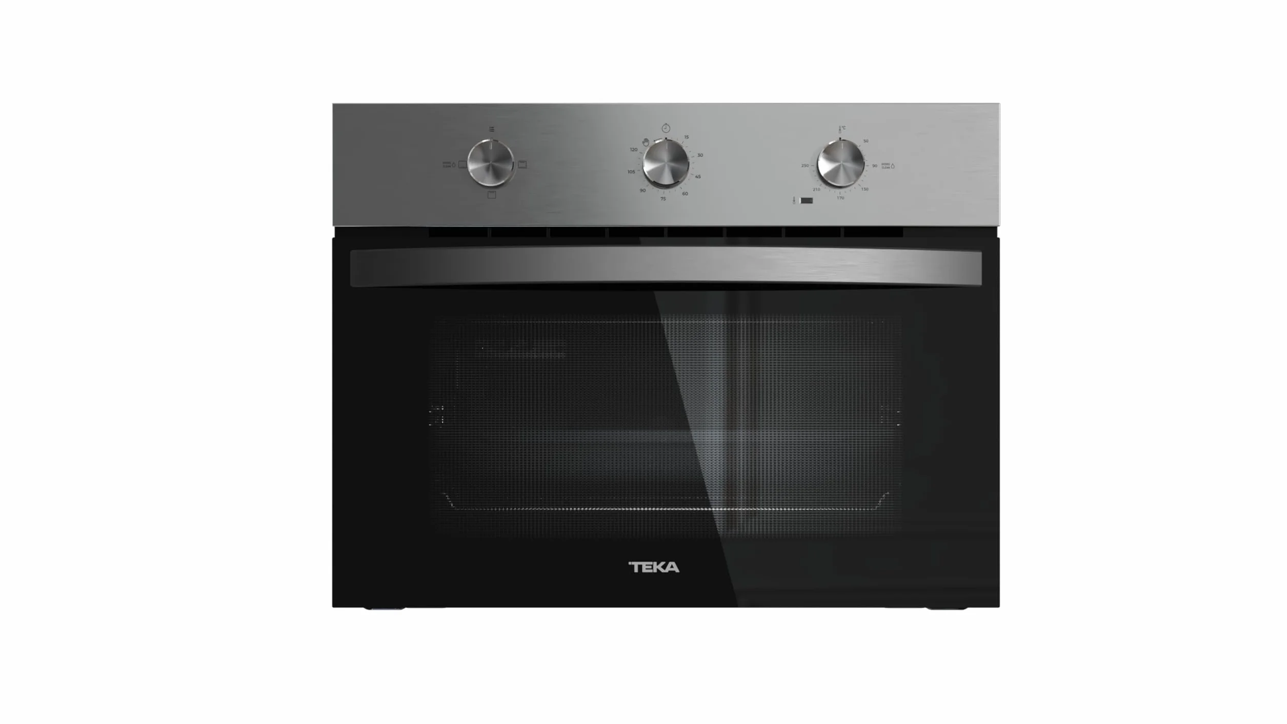 TEKA Horno Compacto Convencional, Sistema HydroClean ECO, 3 Funciones de Cocción, Bandeja Profunda, Modelo NEO HBC 5350 SS Serie Neo