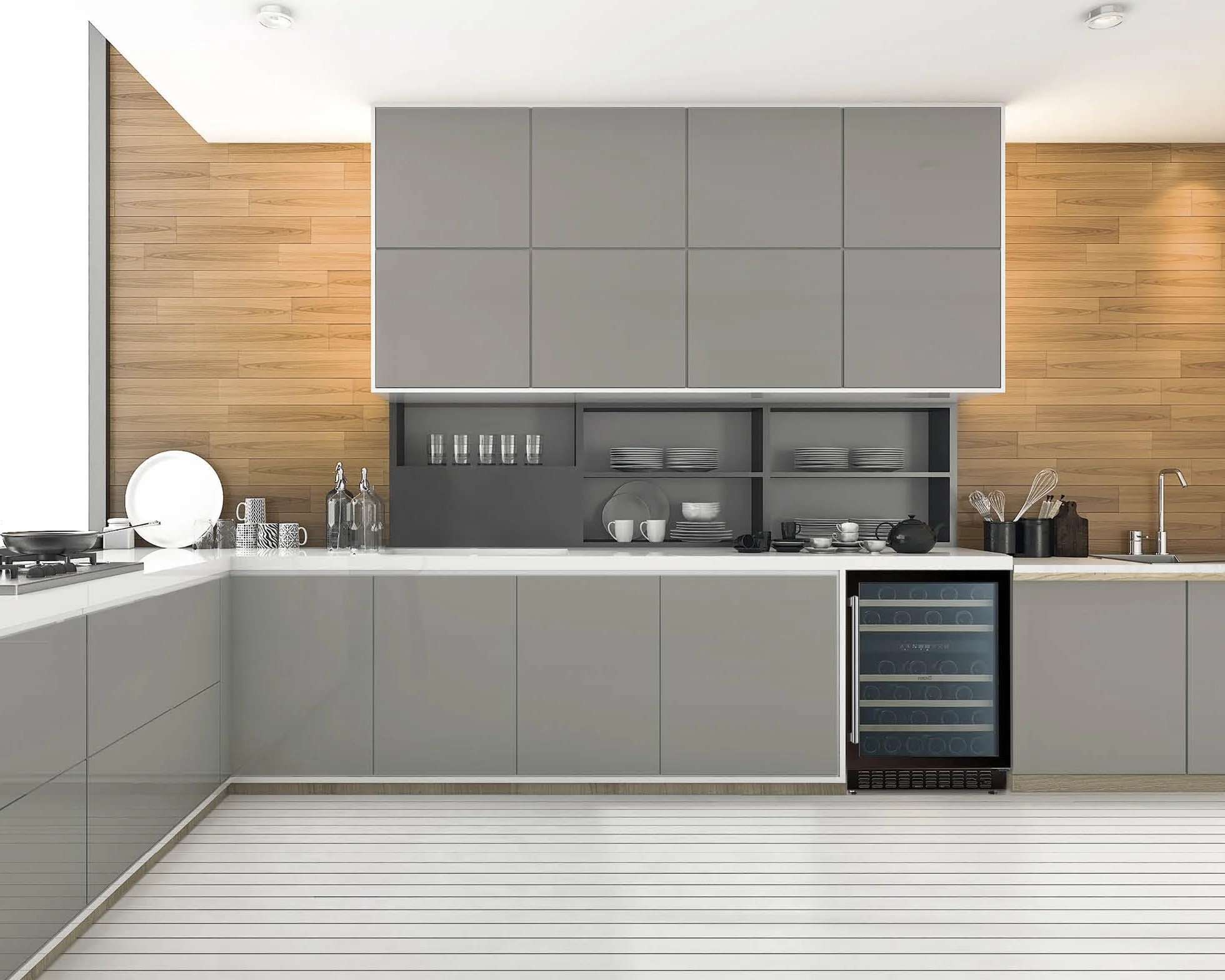 Cata Vinoteca VI 59082 BK No Frost Capacidad 46 Botellas Control Electrónico de Temperatura Panel Touch Control Digital Luz Interior LED Puerta Reversible Ventilación Interna Ancho 59,5 cm Color Negro