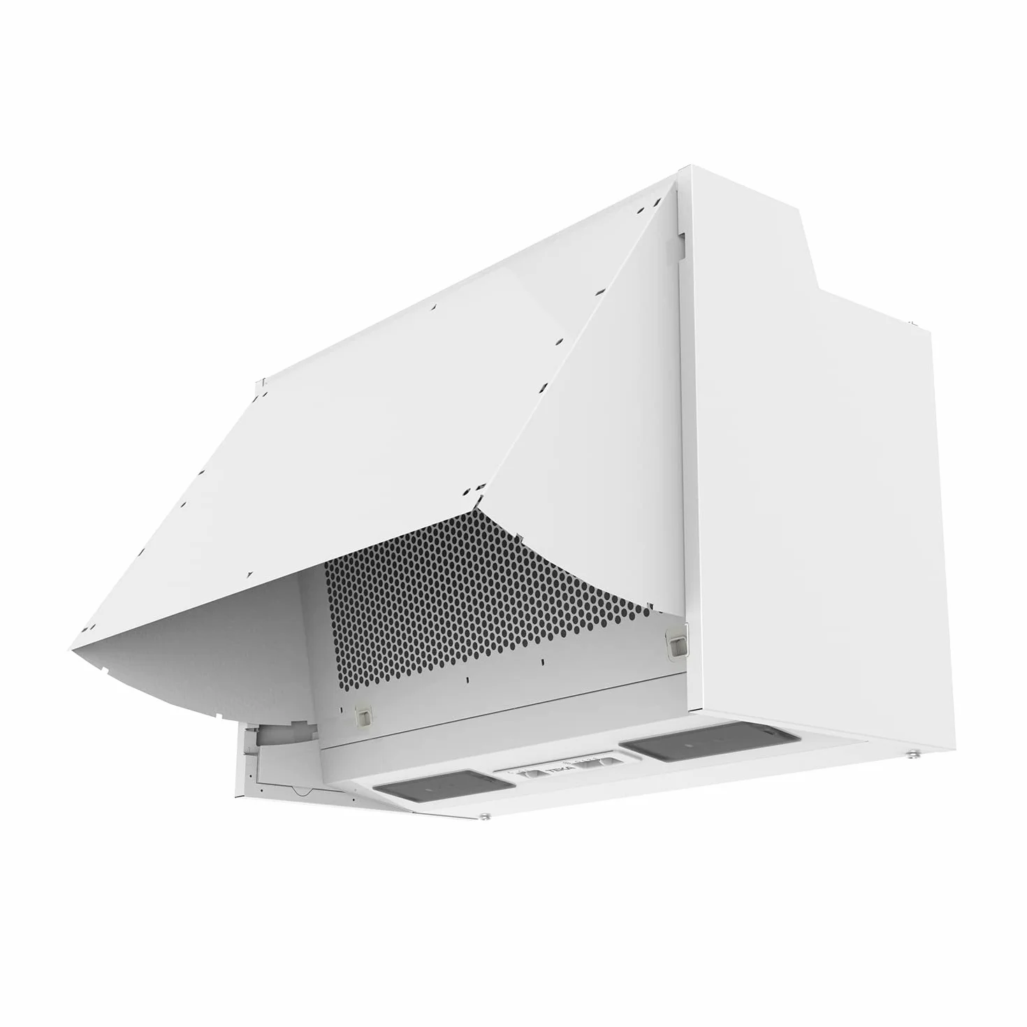 TEKA Campana Extractora Integrada 60 cm, 1 Motor, 3 Velocidades, 284 m3/h, 2 Lámparas LED, Mandos Mecánicos Deslizantes, NR1 63020 SOS