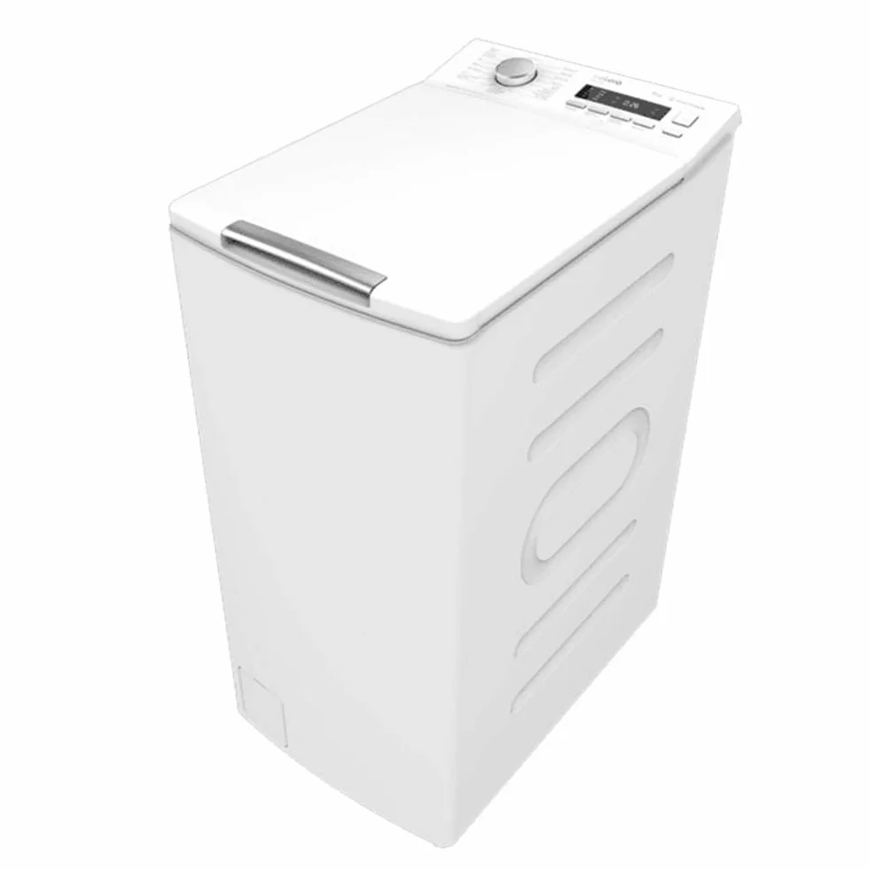 Cecotec Lavadora de Carga Superior de 8Kg Bolero DressCode Top Max 80 Inverter A. 1900W, 1300 rpm Programables, 16 Programas, Bajo Consumo, Motor Inverter Plus, Limpieza a Vapor, DelayStart