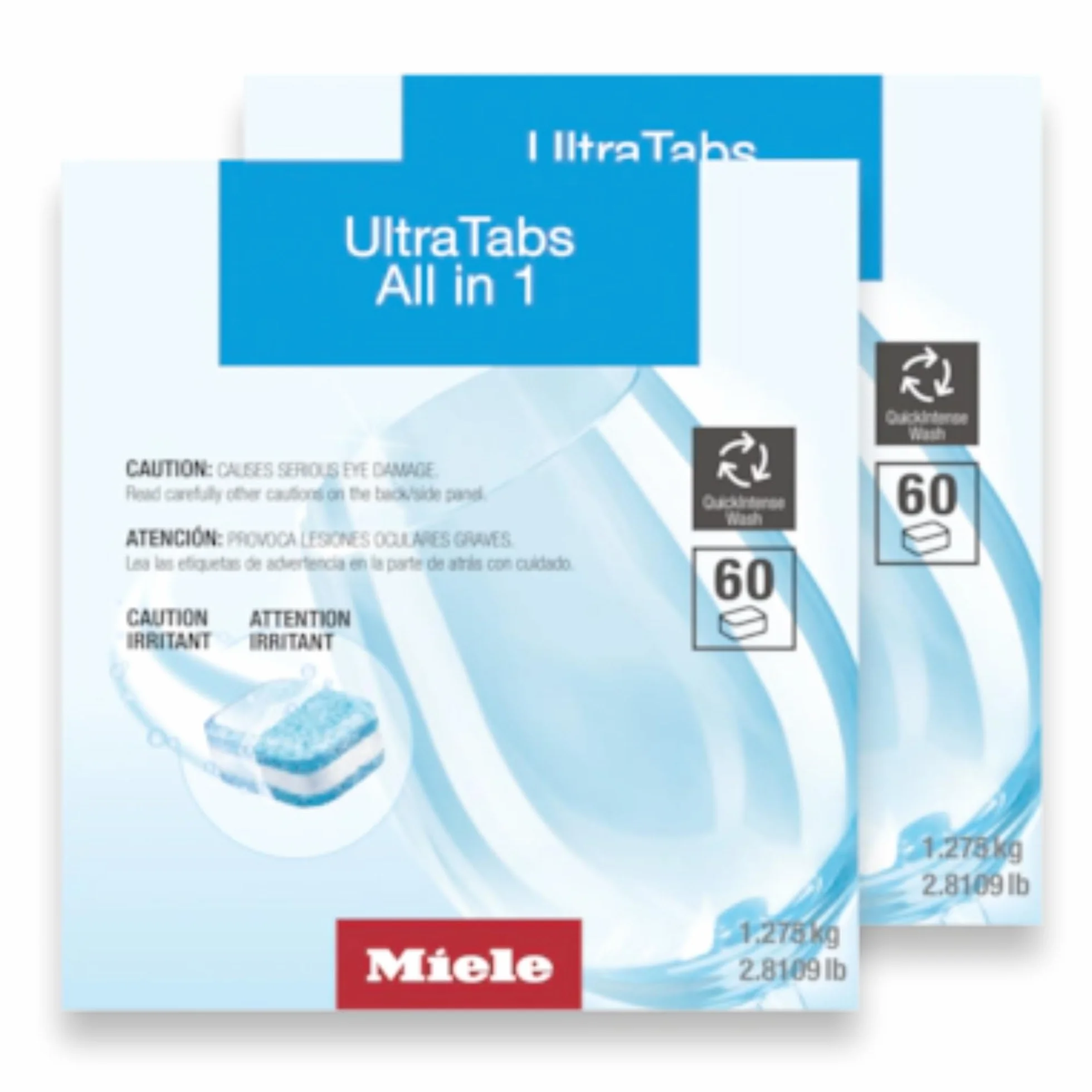 Miele UltraTabs 120 - Juego de pastillas para lavavajillas, color azul