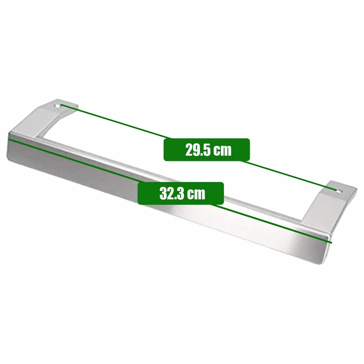 Repuesto de tirador puerta compatible con frigorífico Beko 4656750300 (original)