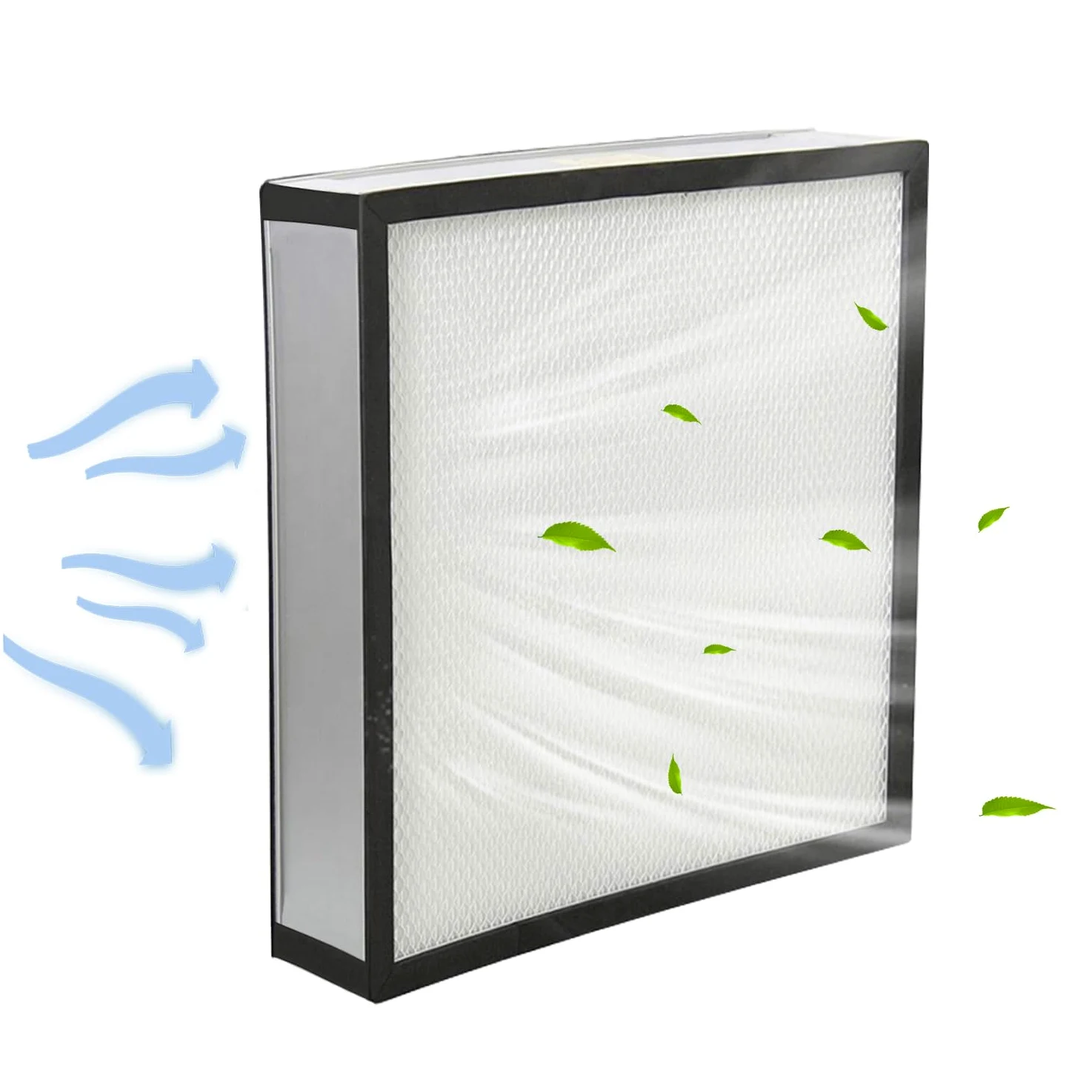FFU, HEPA H14 Kit de repuesto de filtro de campana de flujo laminar, 1 pieza, unidad de filtro de ventilador actualizada compatible con campana de flujo laminar FFU de 22.6 x 22.6 pulgadas,