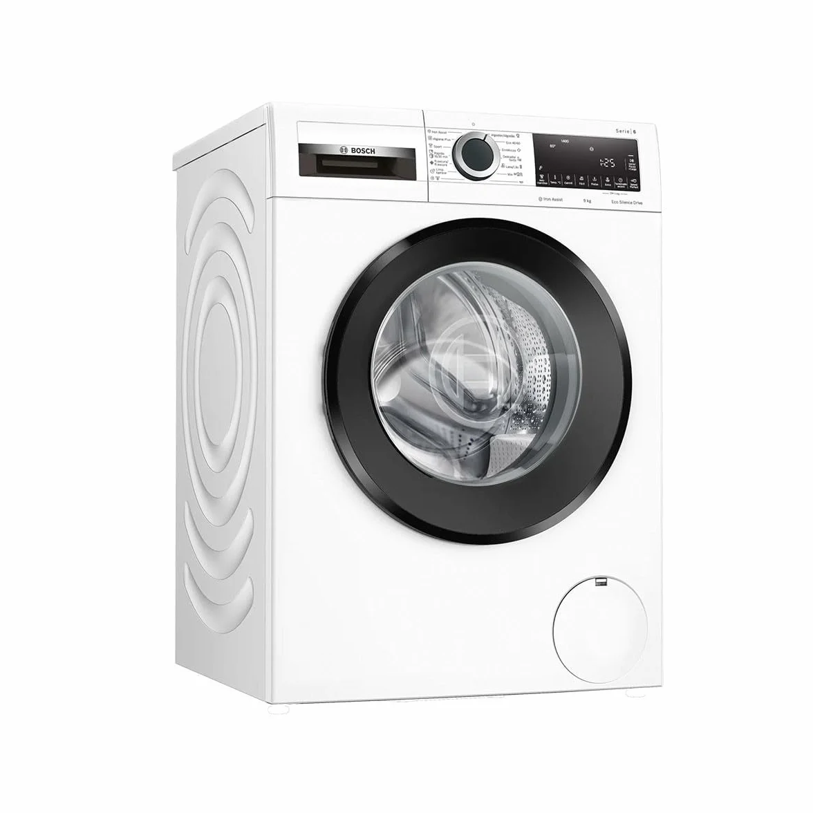 Bosch Lavadora, Libre Instalación, 9 kg, Serie 6, EcoSilence, Blanco, WGG244Z0ES