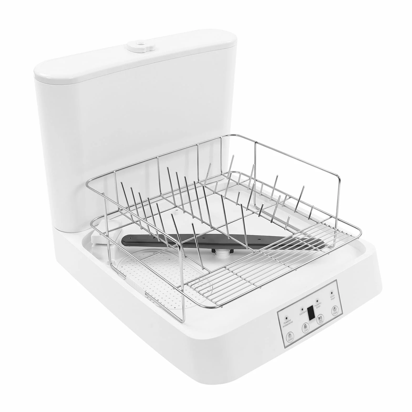 Mini lavavajillas, lavavajillas portátil, lavavajillas de camping, boquilla giratoria de 360°, varios modos de limpieza, depósito de agua de 1,59 G, dormitorios y autocaravanas