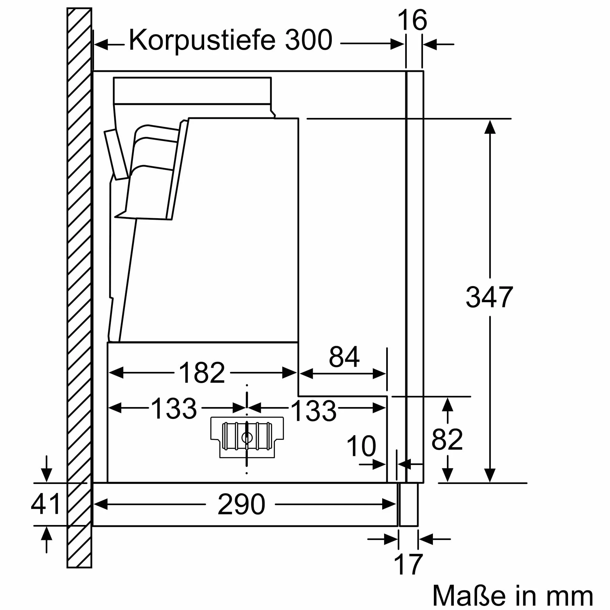 Bosch DFR067A52 Serie 4 - Campana de pantalla plana, 60 cm de ancho, circulación y salida de aire, fabricado en Alemania, motor EcoSilence Drive silencioso y eficiente, iluminación LED uniforme,
