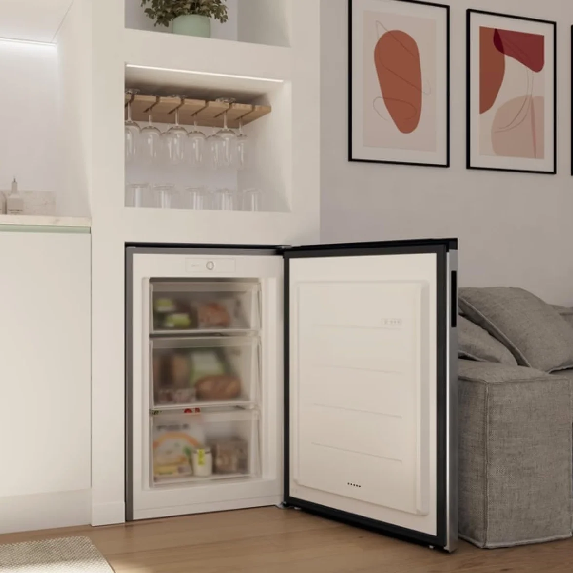 Congelador Vertical Candy CNUQ-2-L-58-EX