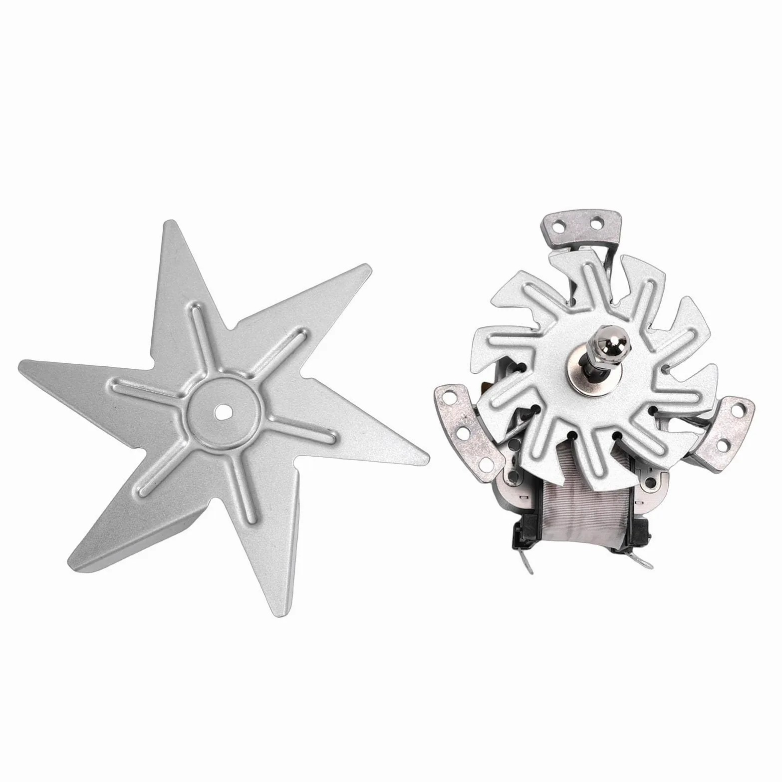 Motor de Ventilador de Horno de Secado, Motor de Ventilador de Convección de Aluminio de 6 Aspas para Aplicaciones Industriales de Temperatura Constante