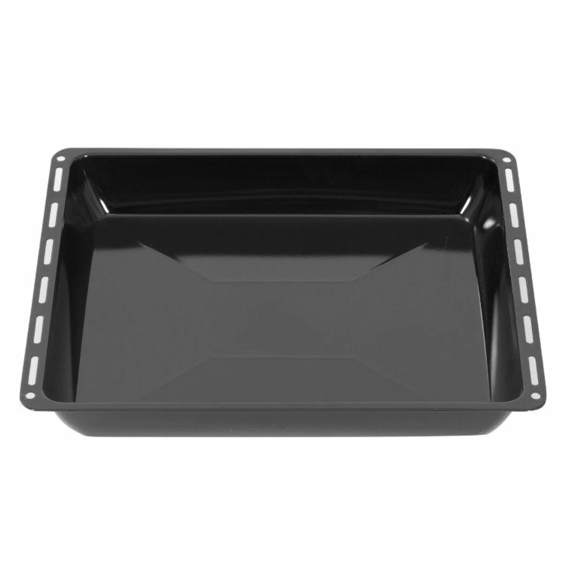 ICQN Bandeja de Horno Profunda 44,5x37,5x5 cm, Compatible con Candy, Bauknecht y Whirlpool, Bandeja Esmaltada para Horno