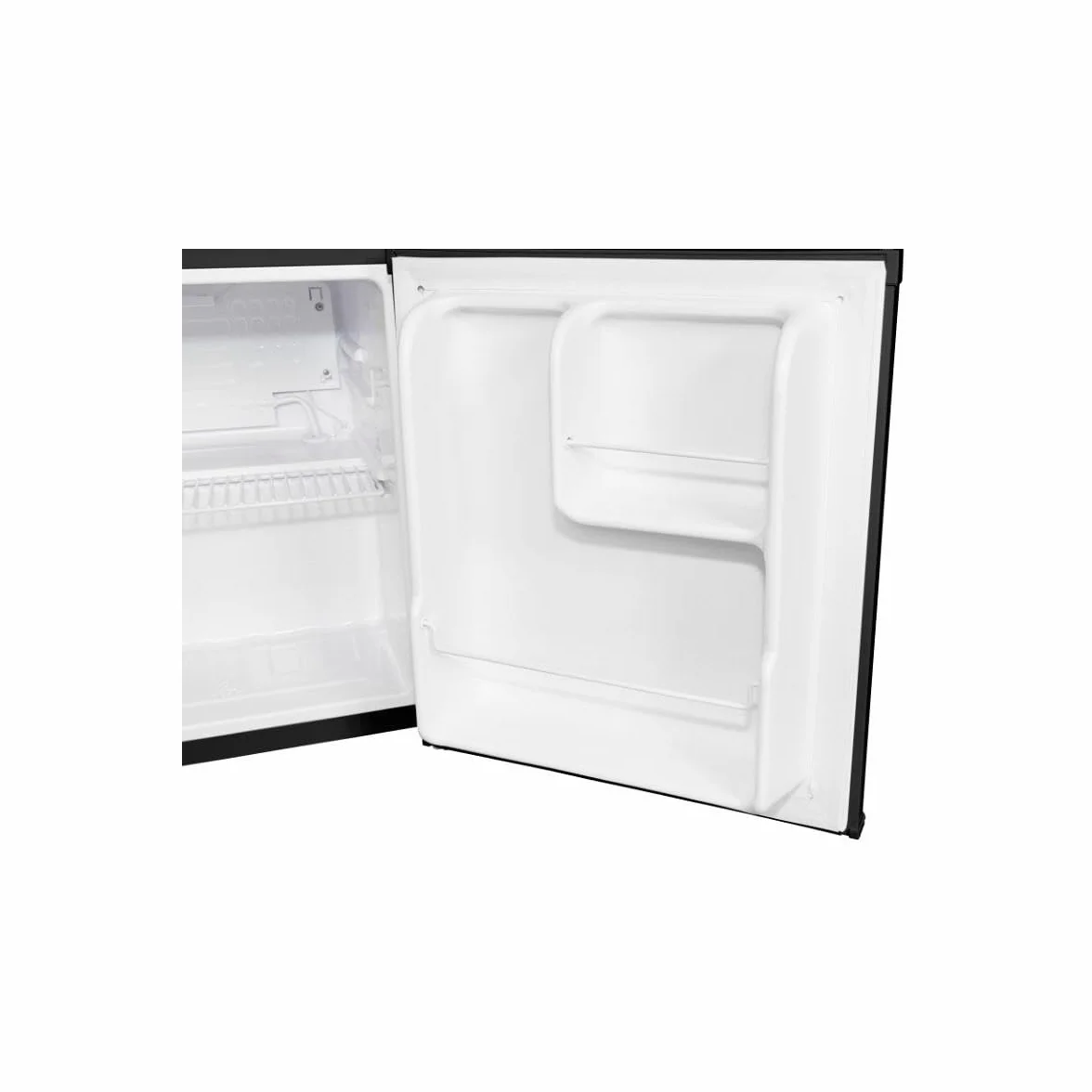 Exquisit® Frigorífico Mini 40L, Color Negro, Clase E, Puerta Reversible, Estante de Rejilla Ajustable, 2 Balcones en Puerta, Control de Temperatura, Muy Silencioso, Medidas (51,0 x 44,0 x 47,0 cm)