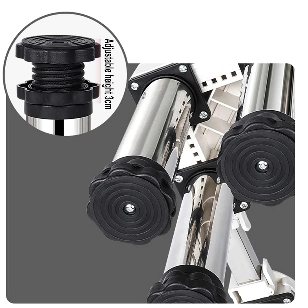 Soporte ajustable para lavadora, estante multifuncional para lavavajillas, nevera, congelador, evita arañazos y abolladuras, ancho 40-65 cm, altura 19-22 cm