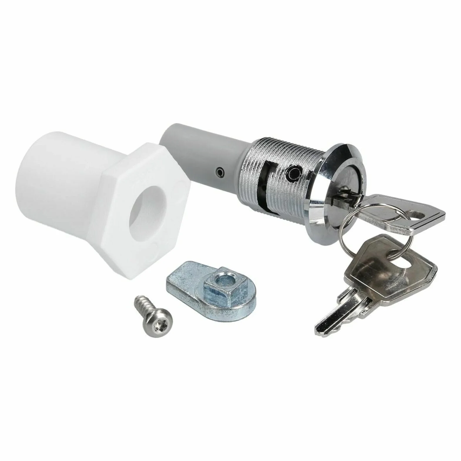 LUTH Premium Profi Parts Cerradura de puerta con llaves compatible con Liebherr 7043573 para frigorífico