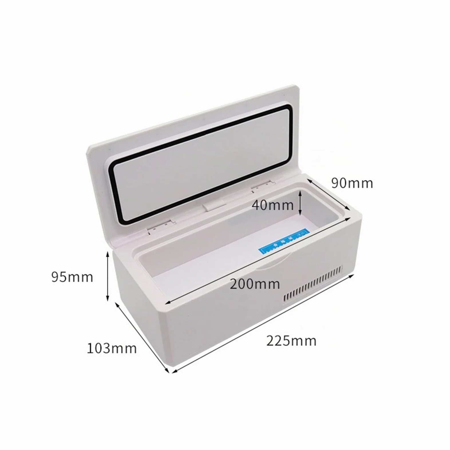 Caja Refrigerada con Enfriador De Insulina, 2-8 °c Refrigerador Médico Refrigerador De Medicamentos Caja De Almacenamiento De Medicamentos, Pantalla LED De Alta Definición