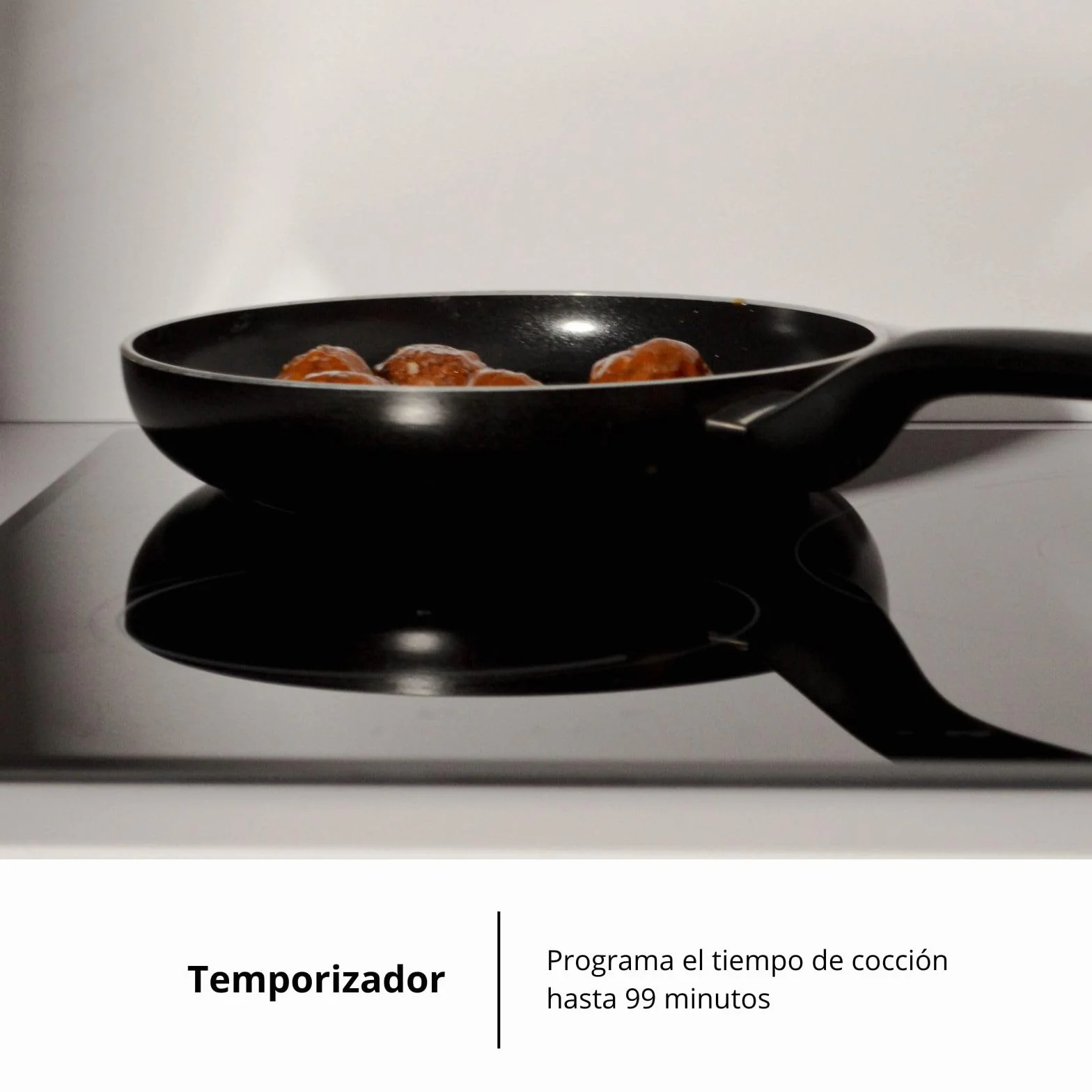 Corberó Placa Vitrocerámica CCVM3574 5700W 3 Zonas Control Touch 30cm Czarna
